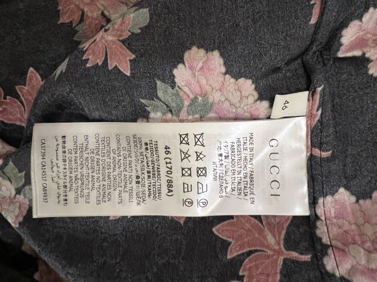 Gucci Silk Peony blossom Hawaiian shirt Size US S / EU 44-46 / 1 - 8 Thumbnail