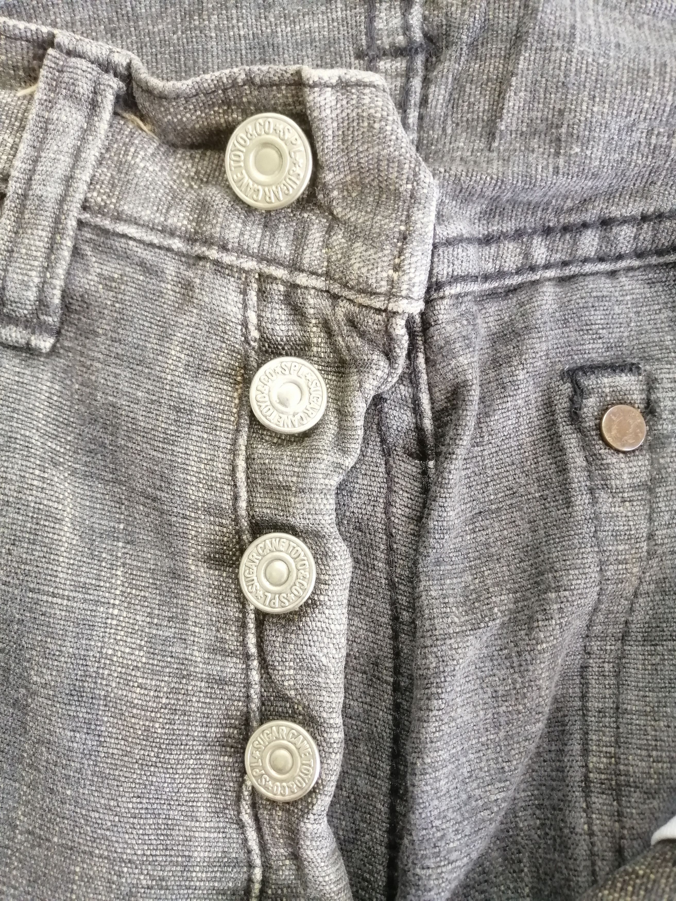 VIntage Sugar Canes Toyo & Co Jeans Denim Faded Black