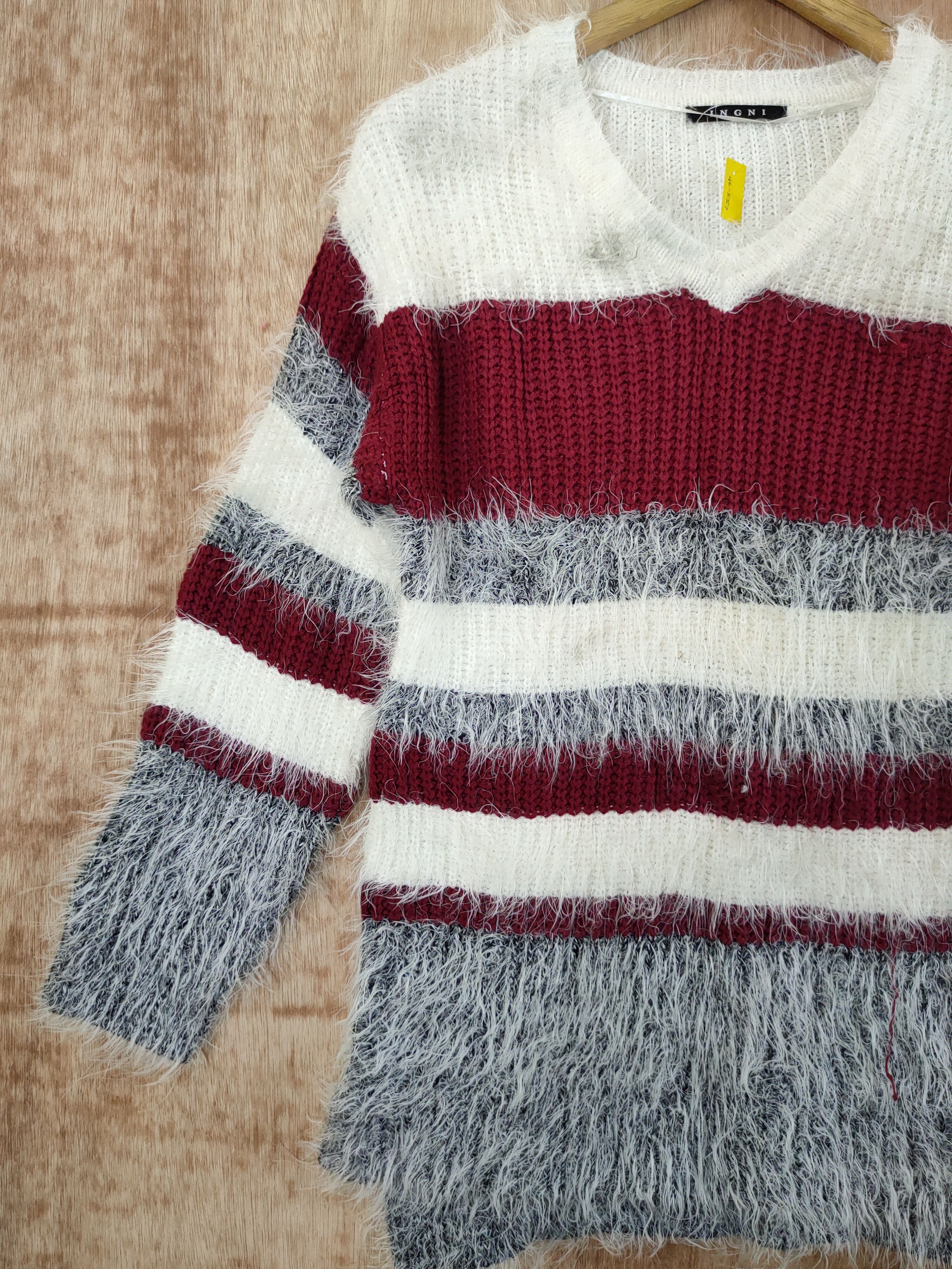 Homespun Knitwear D Igni mohair soft fur knitwear shaggy streetwear #46-557 Size M / US 6-8 / IT 42-44 - 2 Thumbnail