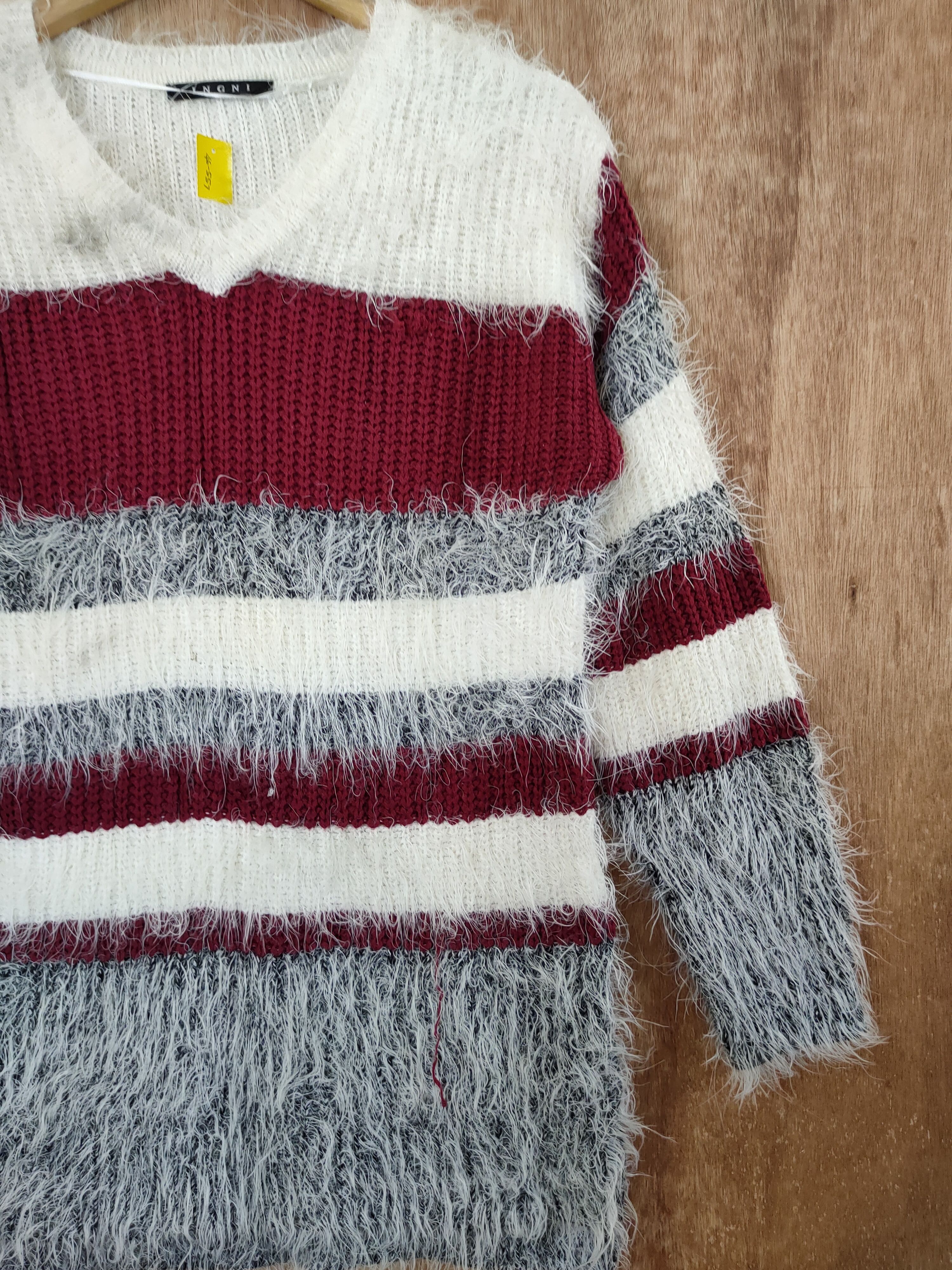 Homespun Knitwear D Igni mohair soft fur knitwear shaggy streetwear #46-557 Size M / US 6-8 / IT 42-44 - 3 Thumbnail