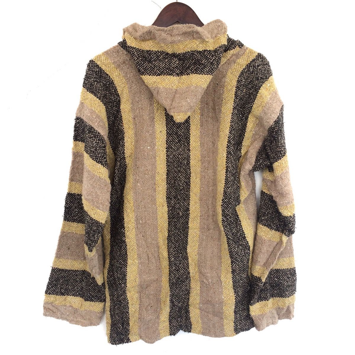 Mexican Threads Vintage Classic Mexican Baja Striped Hoodie Navajo Poncho Size US M / EU 48-50 / 2 - 4 Thumbnail