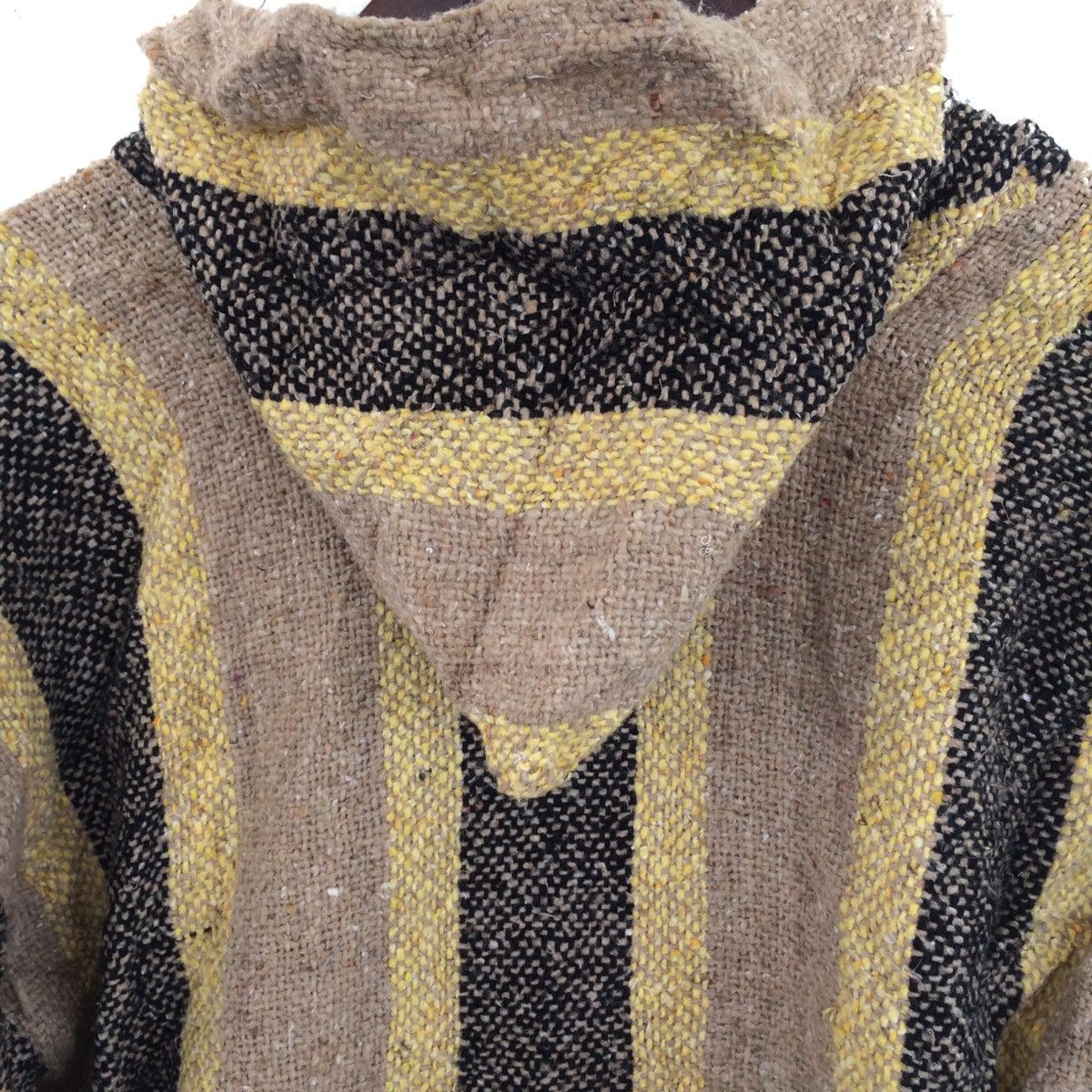 Mexican Threads Vintage Classic Mexican Baja Striped Hoodie Navajo Poncho Size US M / EU 48-50 / 2 - 5 Thumbnail