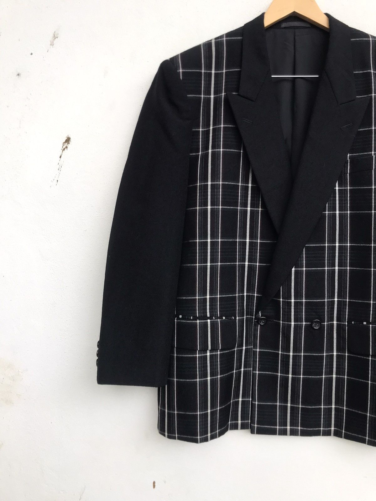 Comme des Garcons Homme Private Collection🔥AD1988 CDGH Checkered Coat Blazer Size US M / EU 48-50 / 2 - 4 Thumbnail