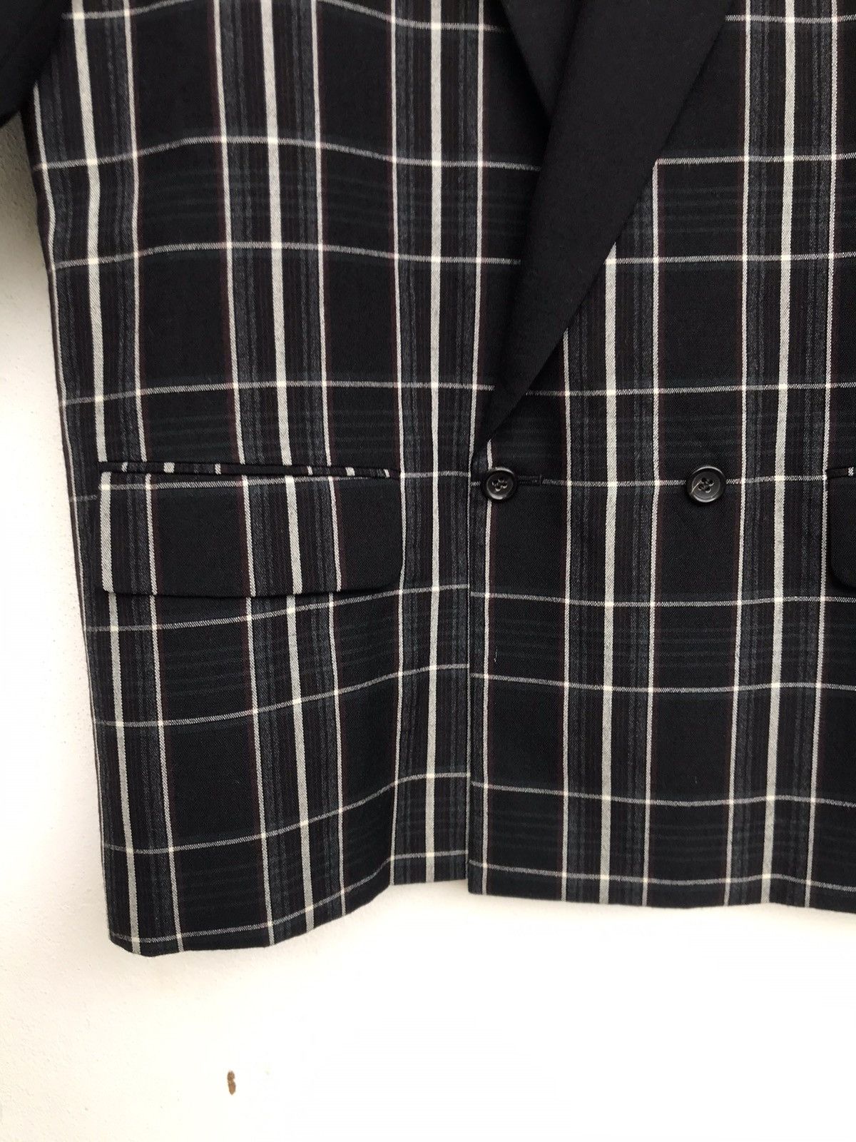 Comme des Garcons Homme Private Collection🔥AD1988 CDGH Checkered Coat Blazer Size US M / EU 48-50 / 2 - 7 Thumbnail