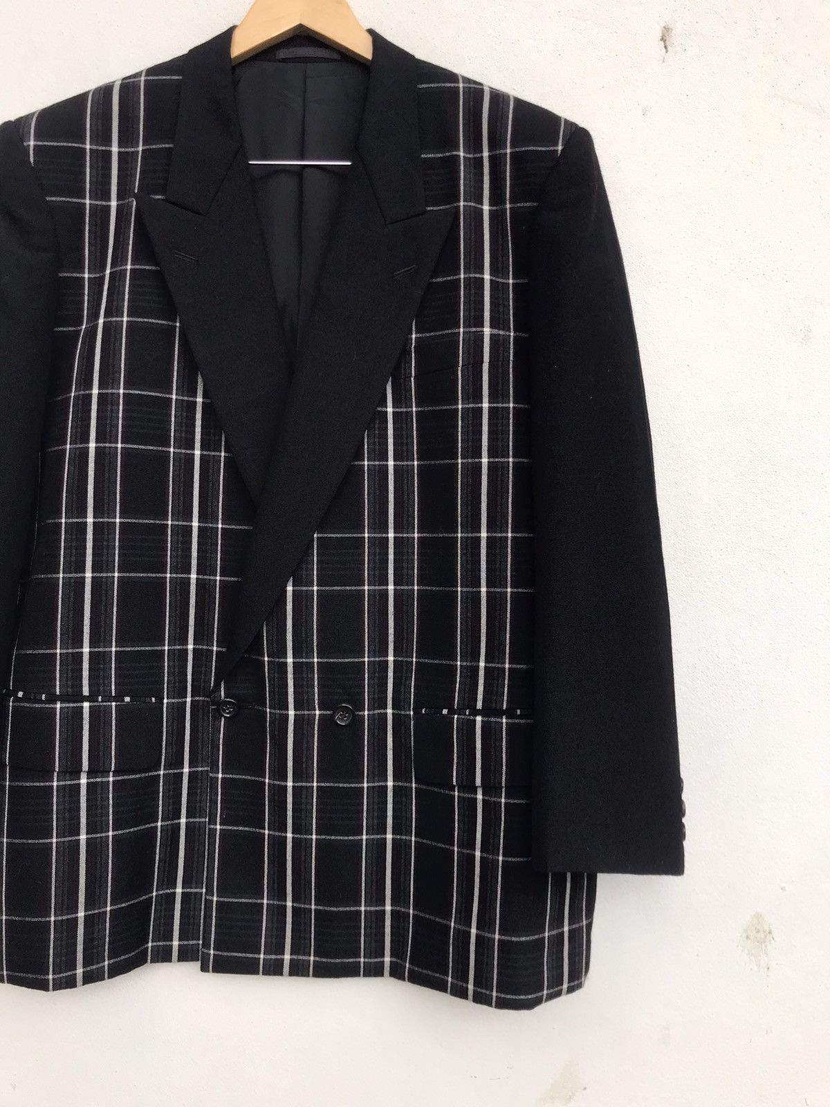 Comme des Garcons Homme Private Collection🔥AD1988 CDGH Checkered Coat Blazer Size US M / EU 48-50 / 2 - 5 Thumbnail