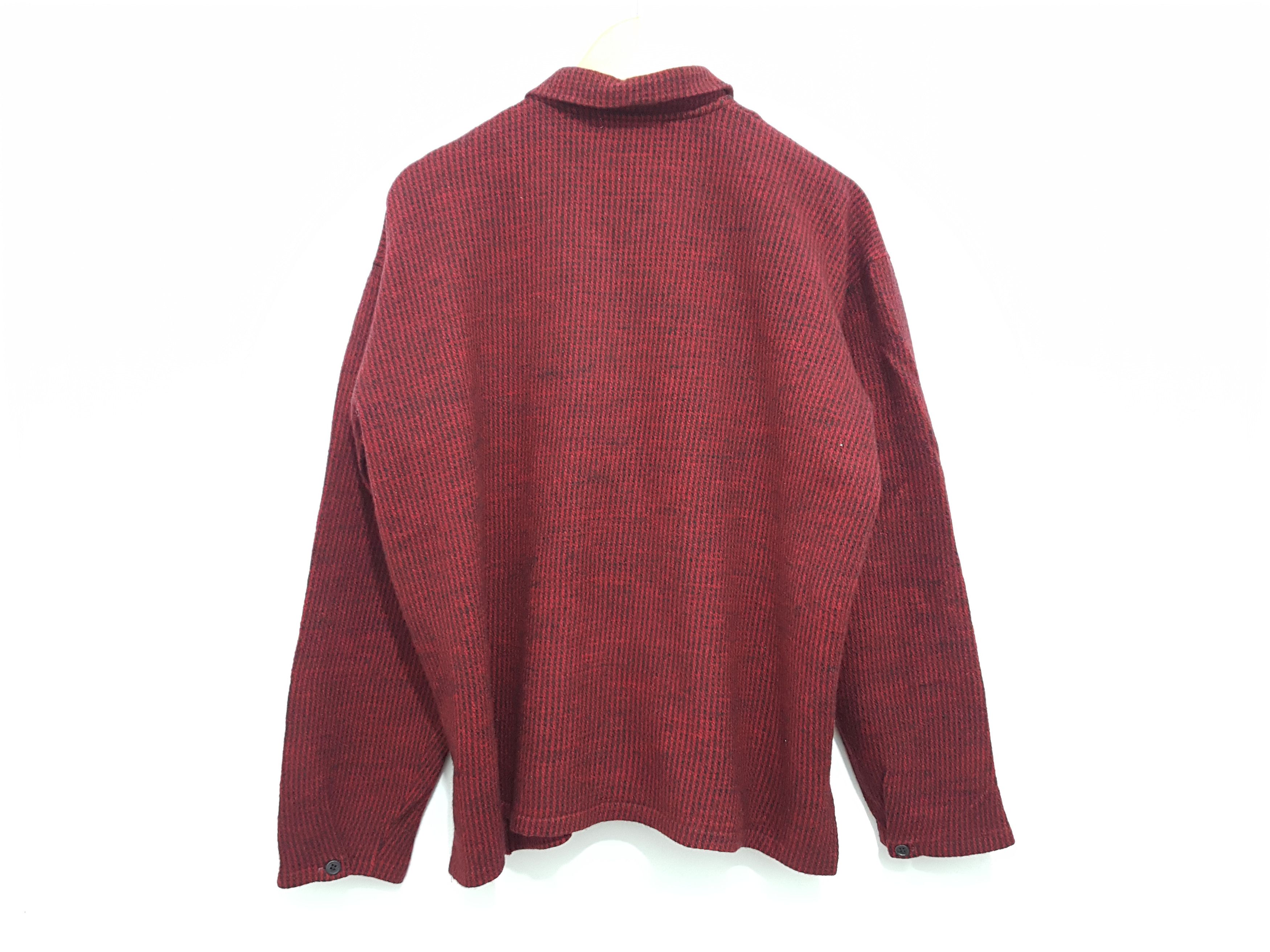 Yohji Yamamoto Fit S to M,Yohji Yamamoto Houndstooth Wool Shirt Size US M / EU 48-50 / 2 - 2 Thumbnail