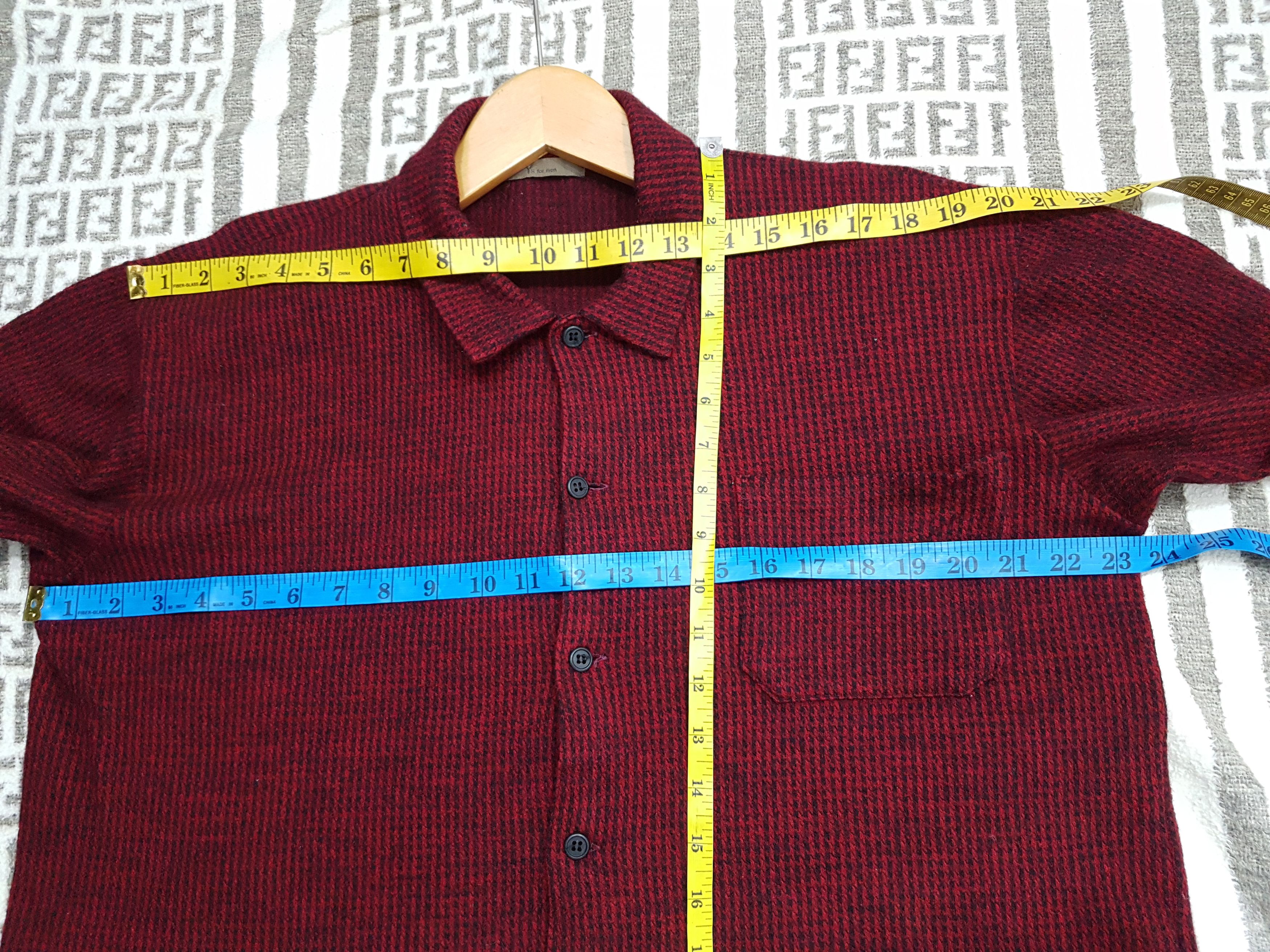 Yohji Yamamoto Fit S to M,Yohji Yamamoto Houndstooth Wool Shirt Size US M / EU 48-50 / 2 - 3 Thumbnail