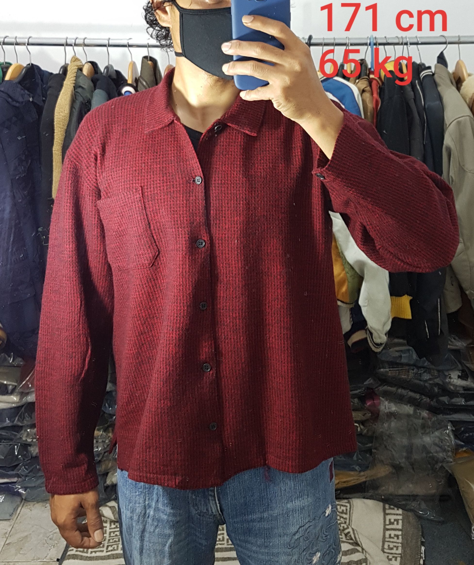 Yohji Yamamoto Fit S to M,Yohji Yamamoto Houndstooth Wool Shirt Size US M / EU 48-50 / 2 - 7 Thumbnail