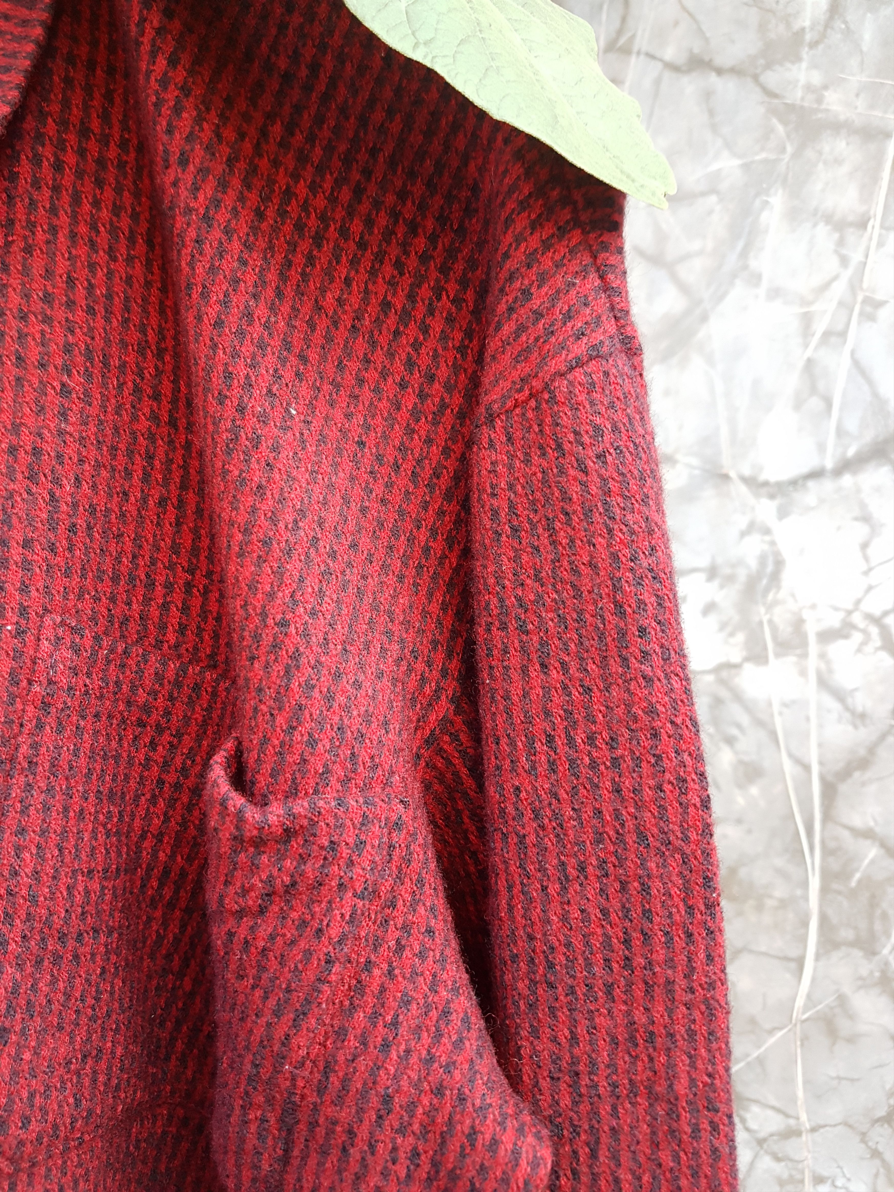 Yohji Yamamoto Fit S to M,Yohji Yamamoto Houndstooth Wool Shirt Size US M / EU 48-50 / 2 - 10 Thumbnail