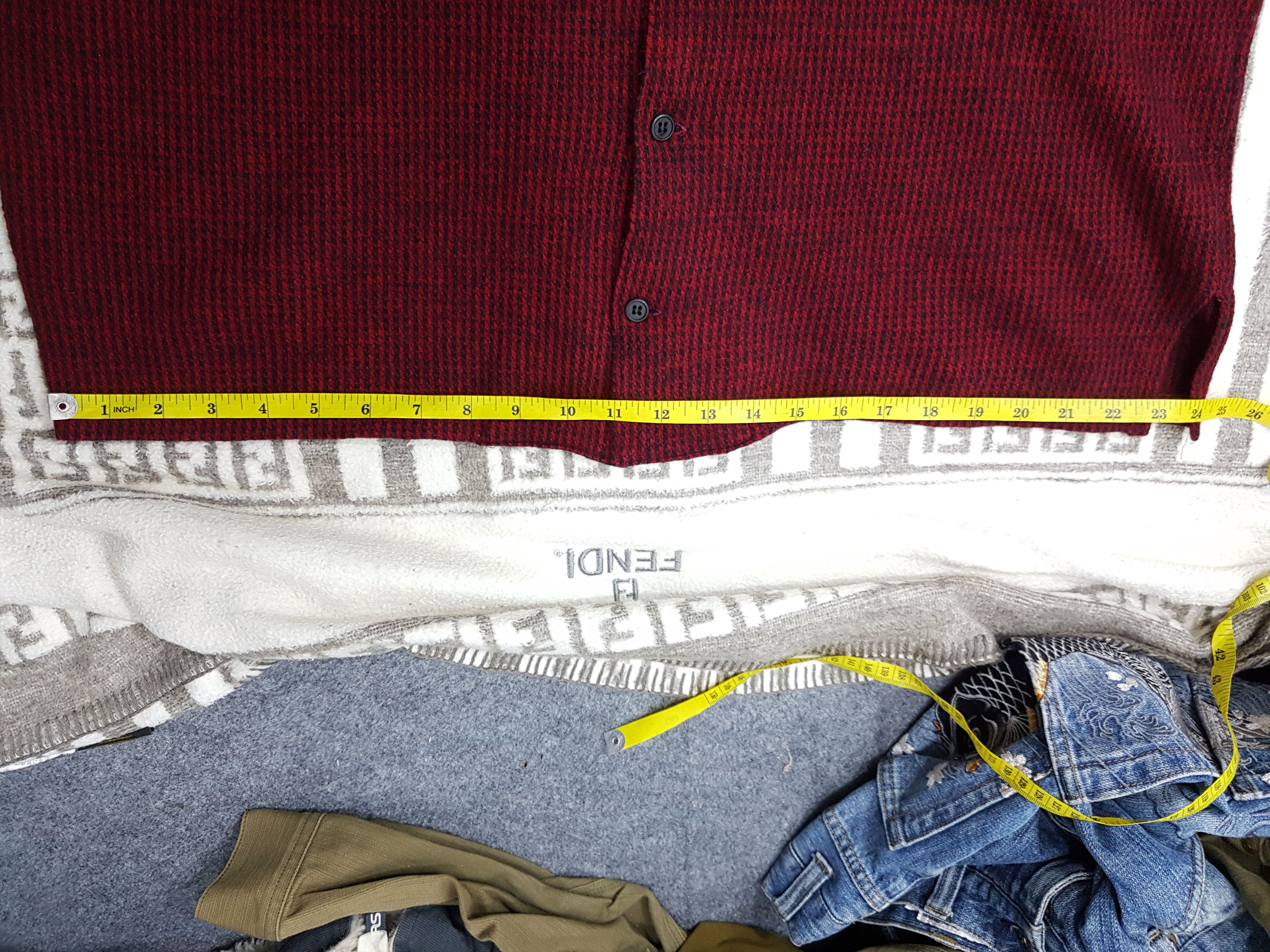 Yohji Yamamoto Fit S to M,Yohji Yamamoto Houndstooth Wool Shirt Size US M / EU 48-50 / 2 - 5 Thumbnail