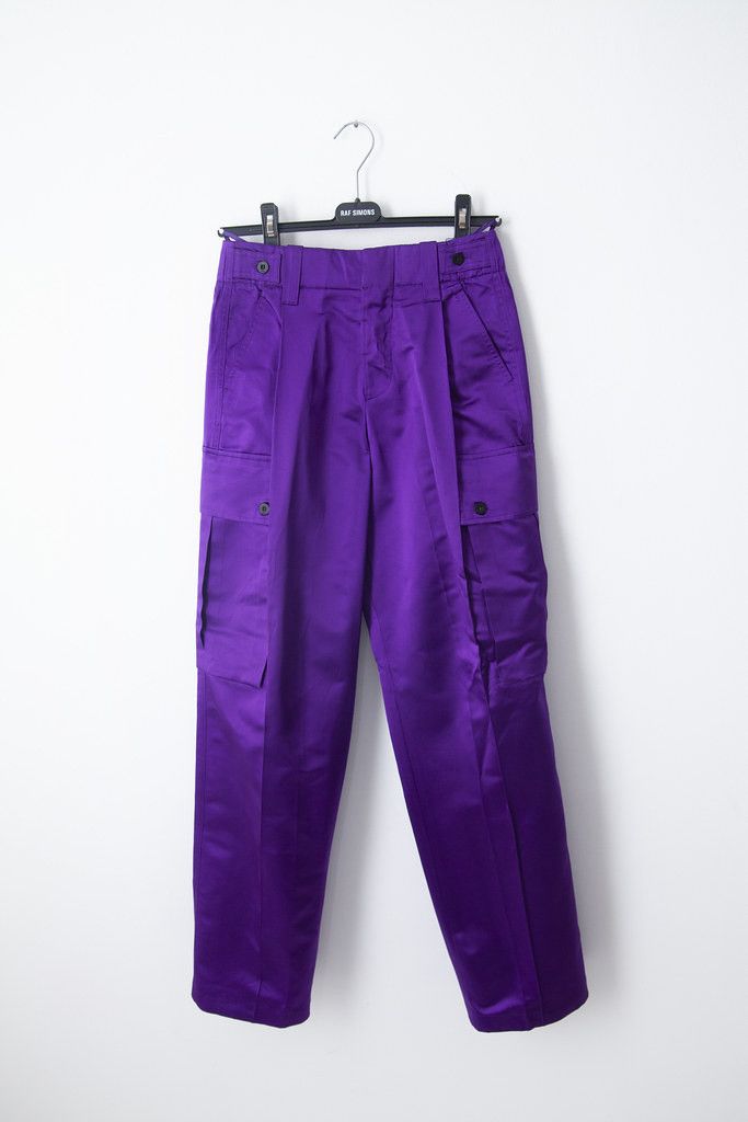 Gucci Tom Ford SS01 purple silk cargo pants Grailed