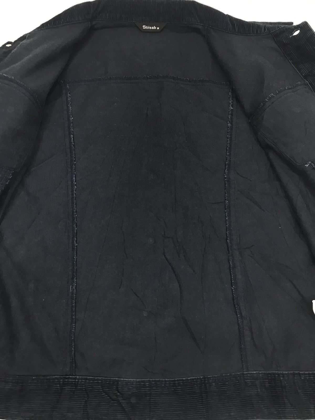 Japanese Brand Scisab Denim Trucker Jacket Corduroy Button Double Pockets Size S / US 4 / IT 40 - 3 Thumbnail