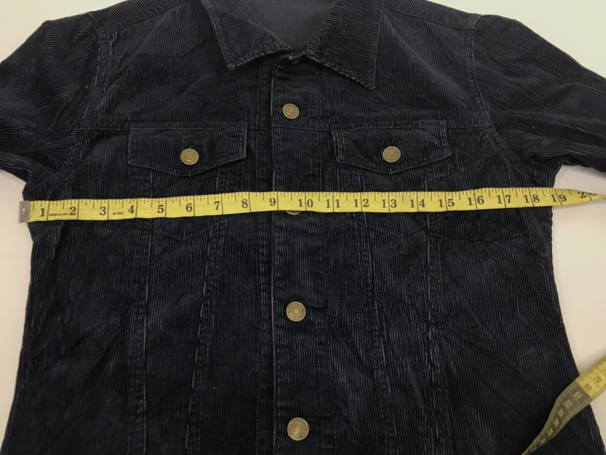 Japanese Brand Scisab Denim Trucker Jacket Corduroy Button Double Pockets Size S / US 4 / IT 40 - 8 Thumbnail