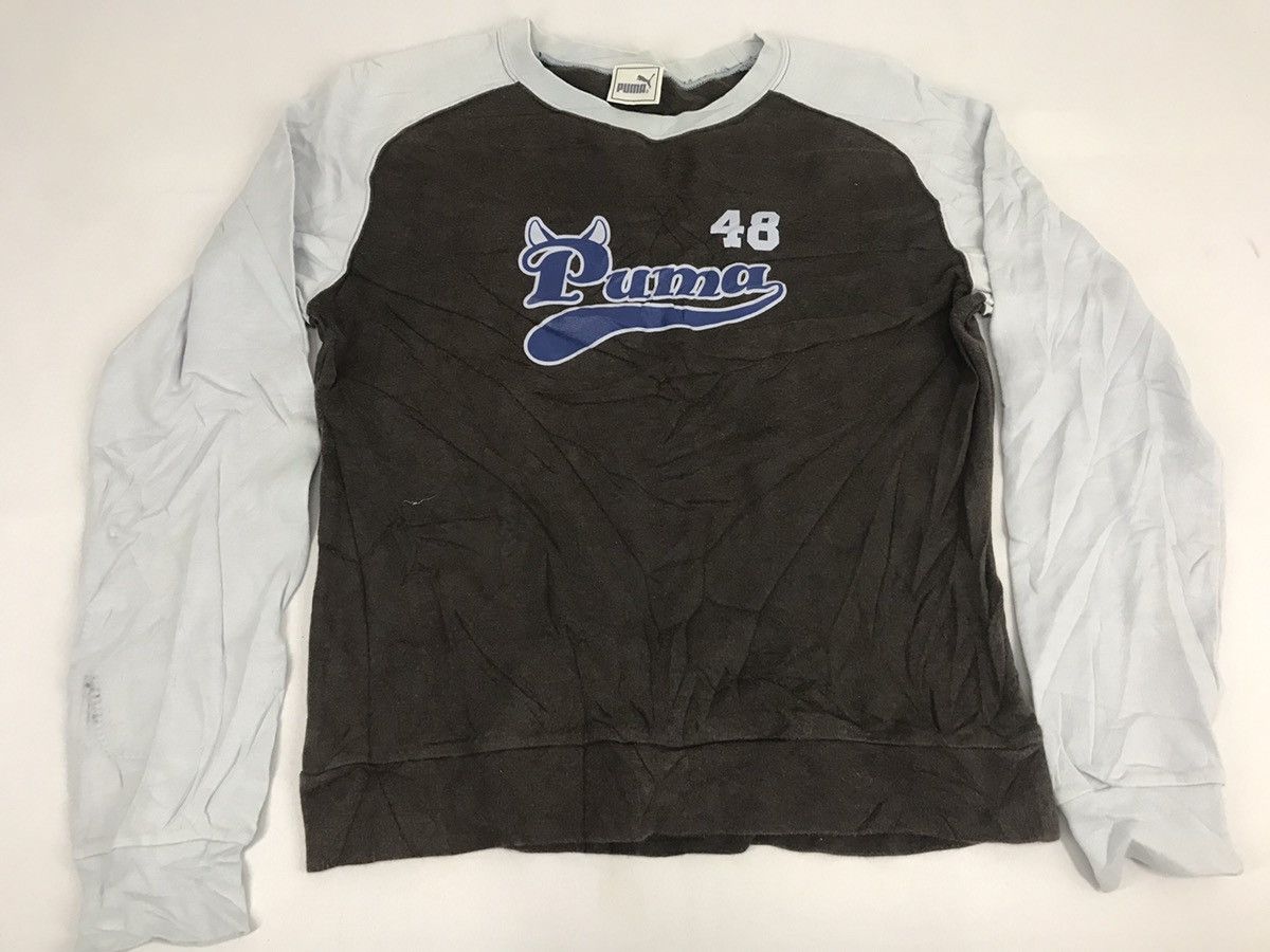 Puma Puma Big Logo Spell Out Longsleeve Tee Athletic Size S / US 4 / IT 40 - 1 Thumbnail