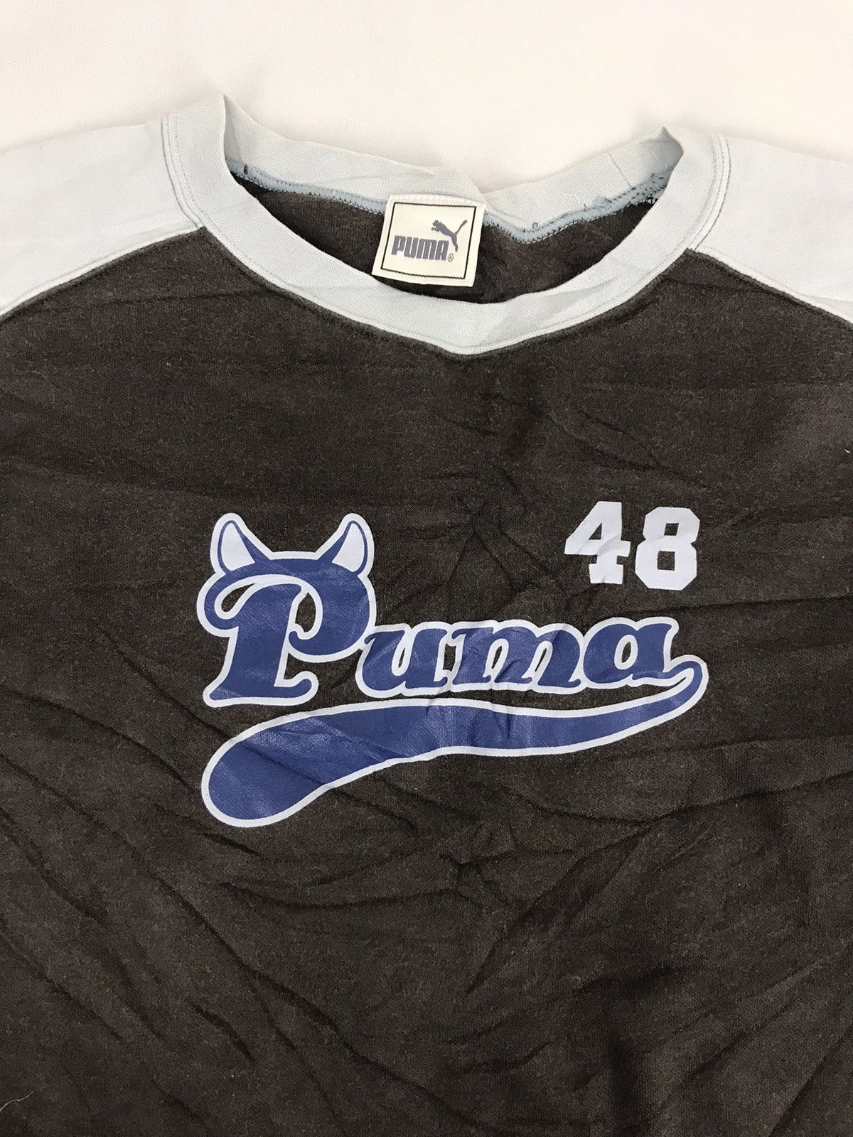 Puma Puma Big Logo Spell Out Longsleeve Tee Athletic Size S / US 4 / IT 40 - 2 Thumbnail