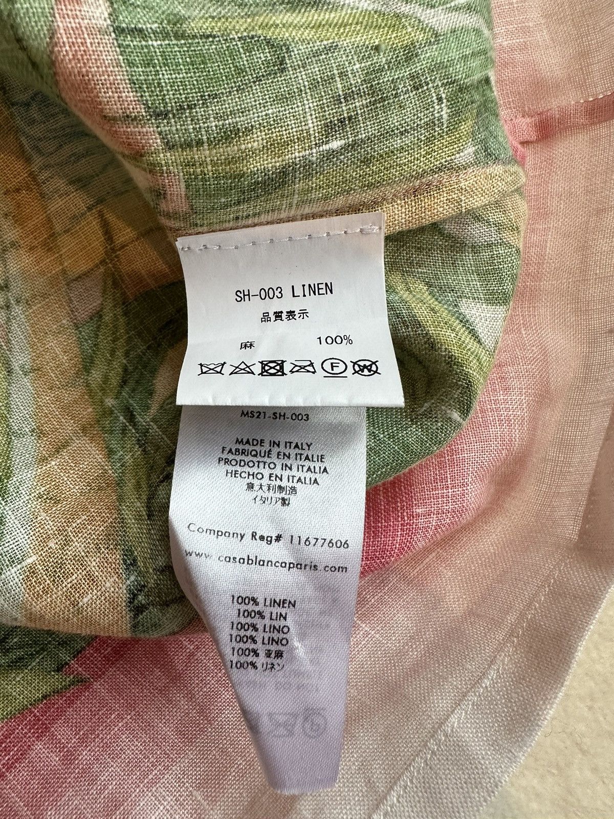 Casablanca Casablanca rare palm tree camp collar Hawaiian shirt Size US S / EU 44-46 / 1 - 11 Thumbnail