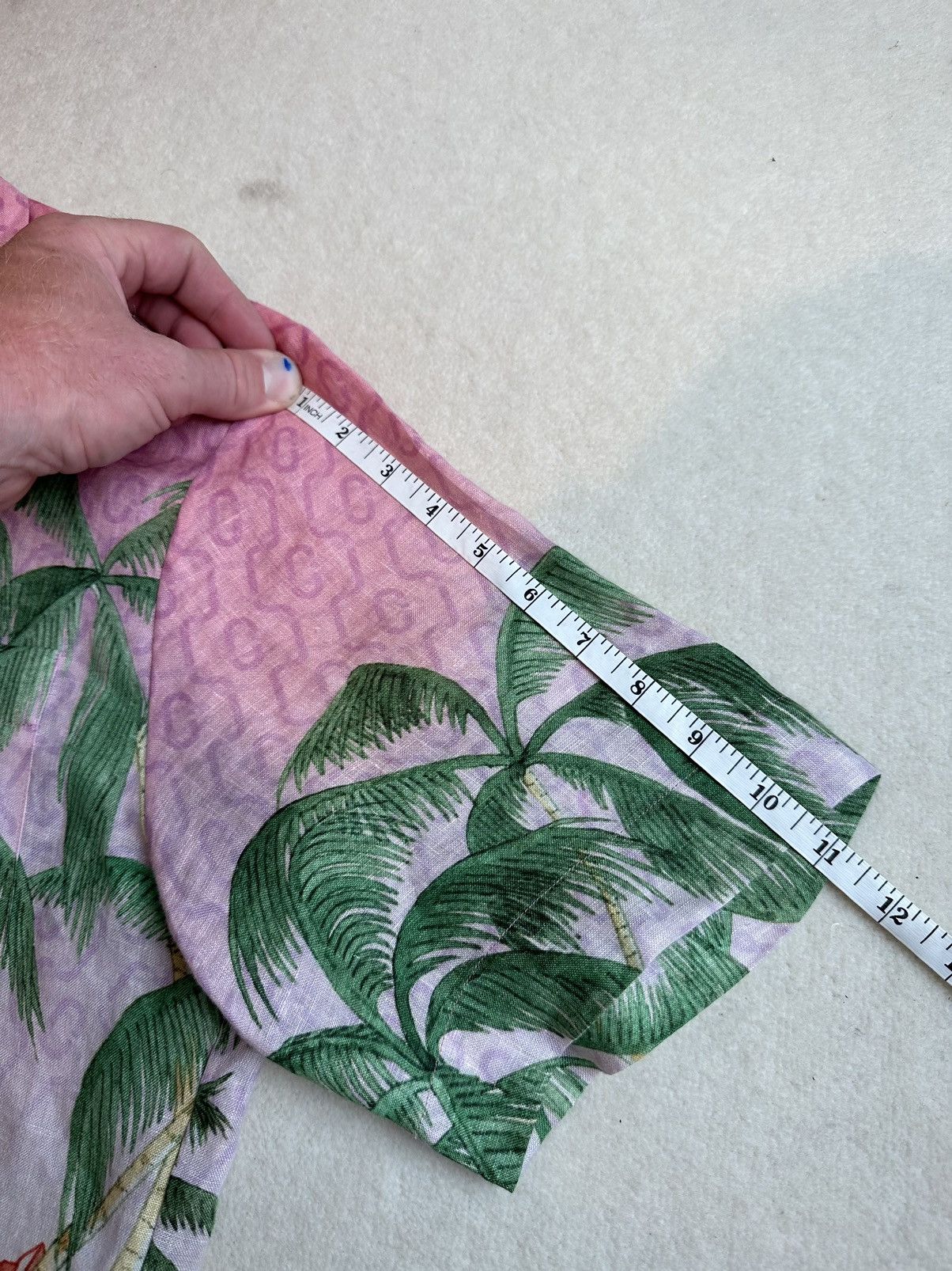 Casablanca Casablanca rare palm tree camp collar Hawaiian shirt Size US S / EU 44-46 / 1 - 9 Thumbnail