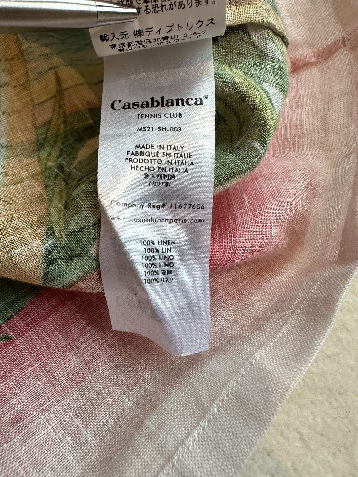 Casablanca Casablanca rare palm tree camp collar Hawaiian shirt Size US S / EU 44-46 / 1 - 12 Thumbnail