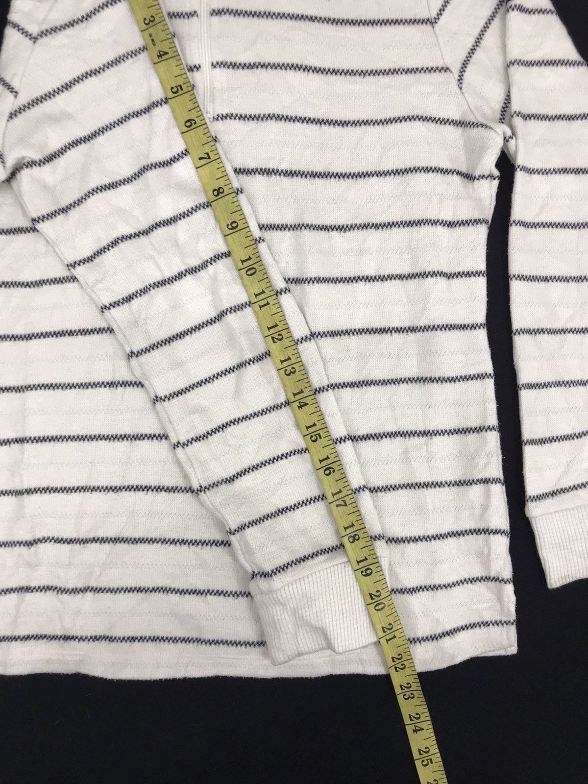 Ellesse Vintage Ellesse Slim fits Tee Striped Half Zipper Size S / US 4 / IT 40 - 7 Thumbnail