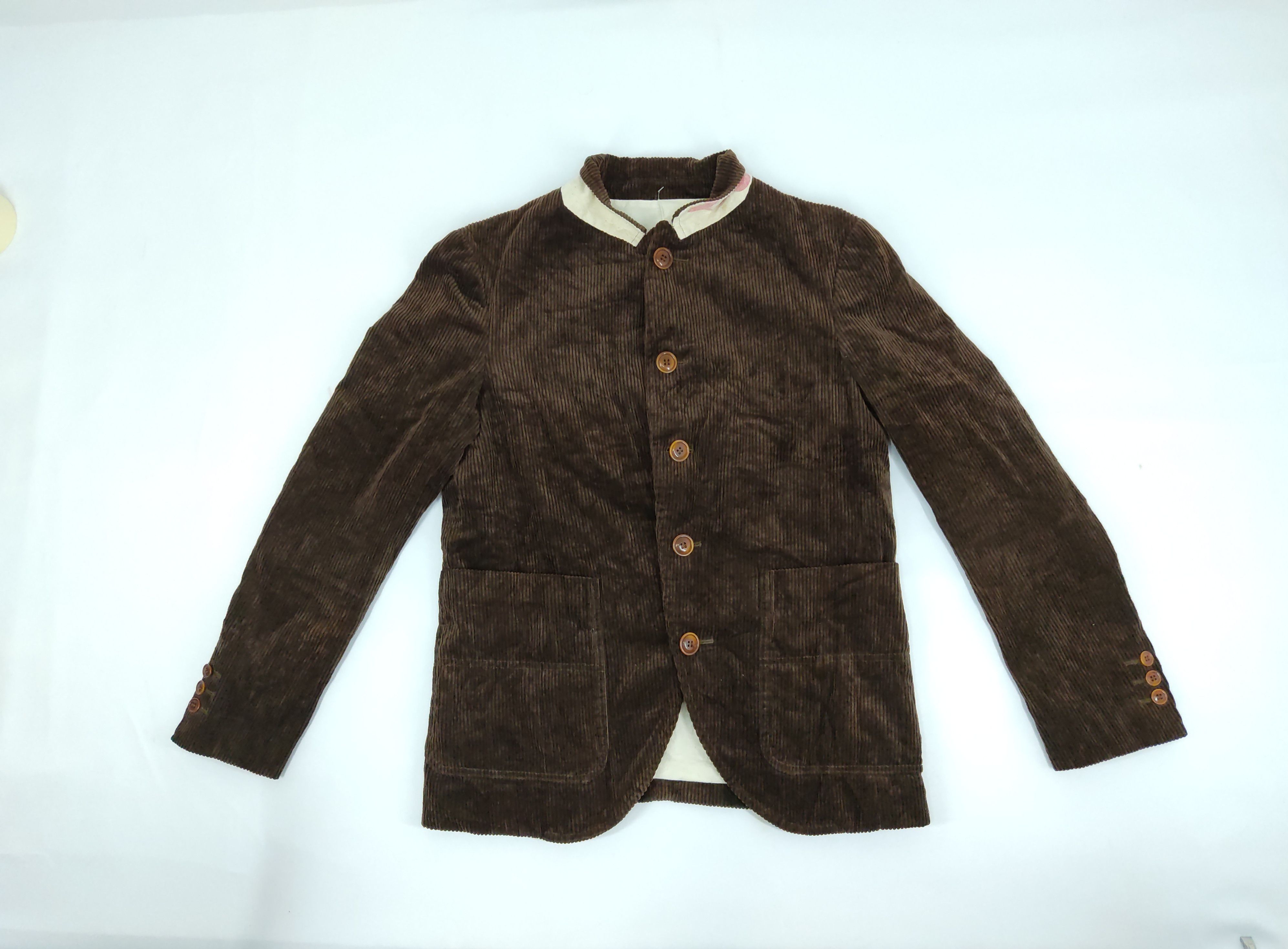 Japanese Brand J S Homestead Worker Corduroy Jacket Double Pockets Size US S / EU 44-46 / 1 - 1 Thumbnail