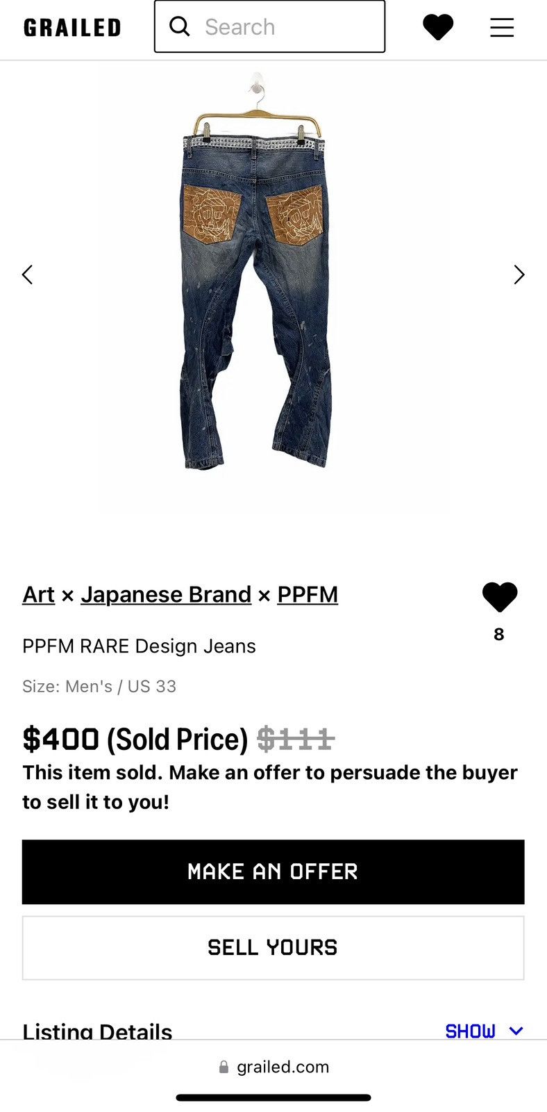 PPFM SICK🔥 PPFM BOOZE & PILLS & POWDER Cropped Style Denim Size US 32 / EU 48 - 15 Thumbnail