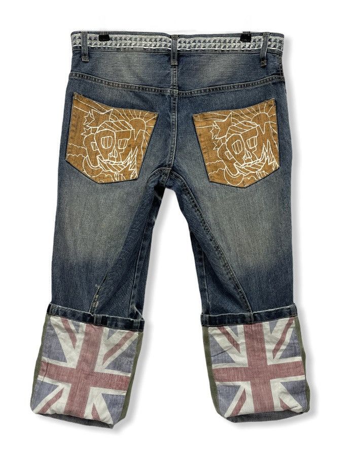 PPFM SICK🔥 PPFM BOOZE & PILLS & POWDER Cropped Style Denim Size US 32 / EU 48 - 1 Thumbnail