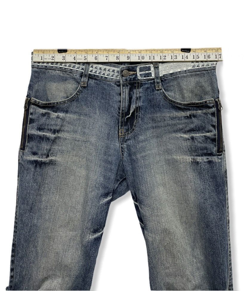 PPFM SICK🔥 PPFM BOOZE & PILLS & POWDER Cropped Style Denim Size US 32 / EU 48 - 14 Thumbnail