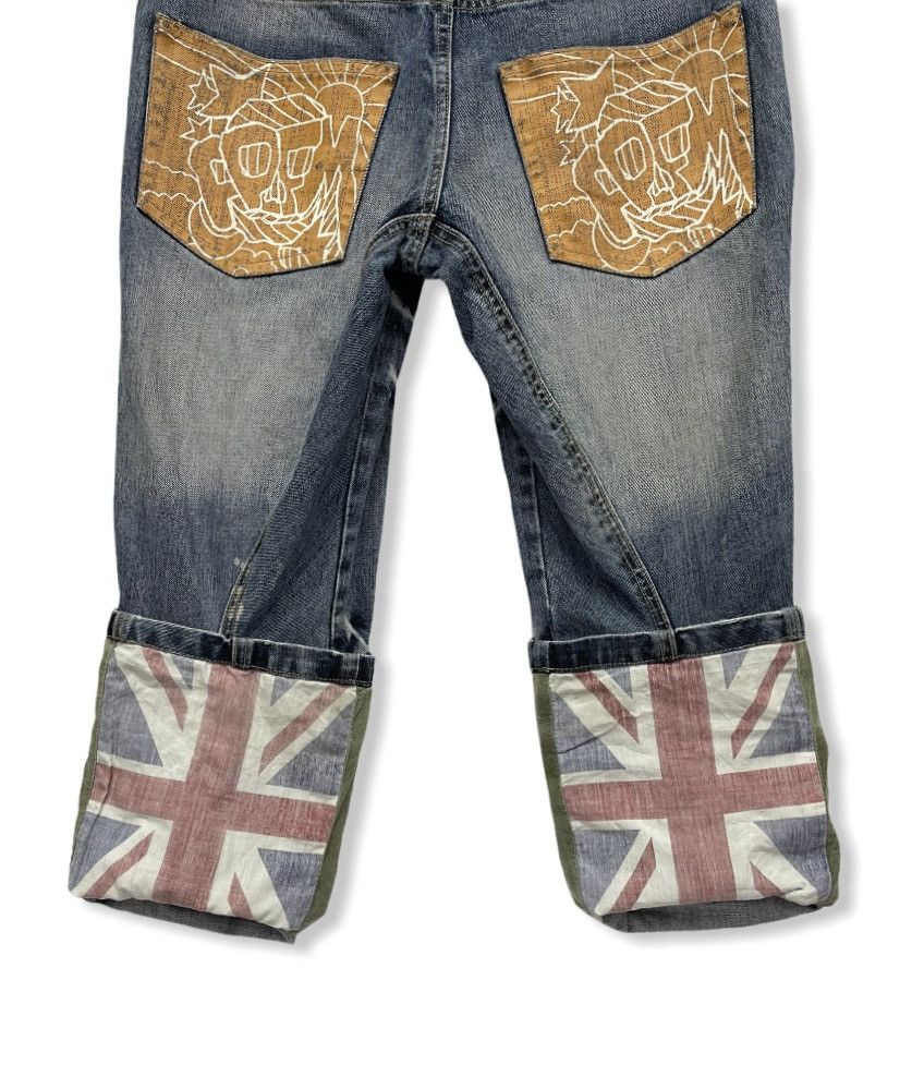PPFM SICK🔥 PPFM BOOZE & PILLS & POWDER Cropped Style Denim Size US 32 / EU 48 - 6 Thumbnail