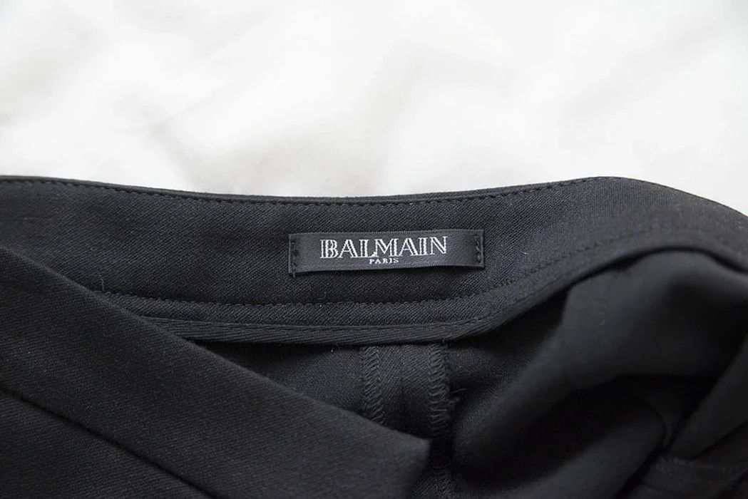Balmain 2015 black flared pants Size 26" / US 2 / IT 38 - 7 Thumbnail