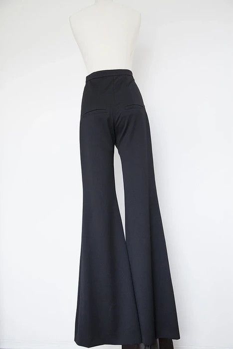 Balmain 2015 black flared pants Size 26" / US 2 / IT 38 - 5 Thumbnail