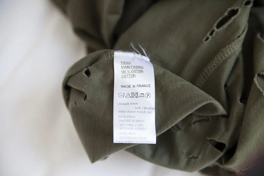 Balmain SS10 destroyed military t-shirt Size XS / US 0-2 / IT 36-38 - 7 Thumbnail