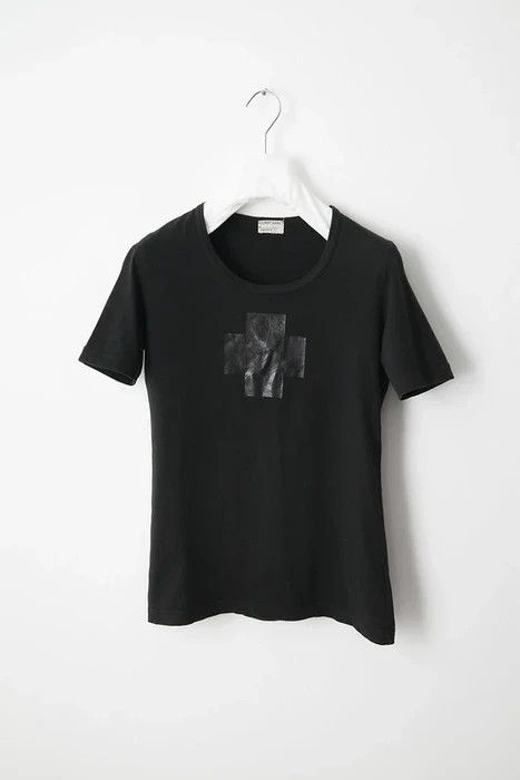 Helmut Lang AW97 Rubber cross t-shirt Size L / US 10 / IT 46 - 1 Thumbnail