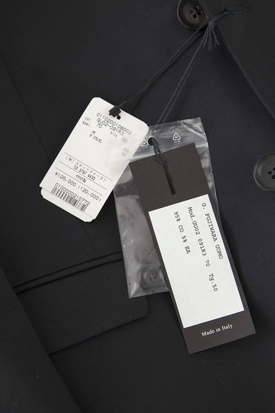 Giuliano Fujiwara SS10 suit jacket Size 40R - 5 Thumbnail