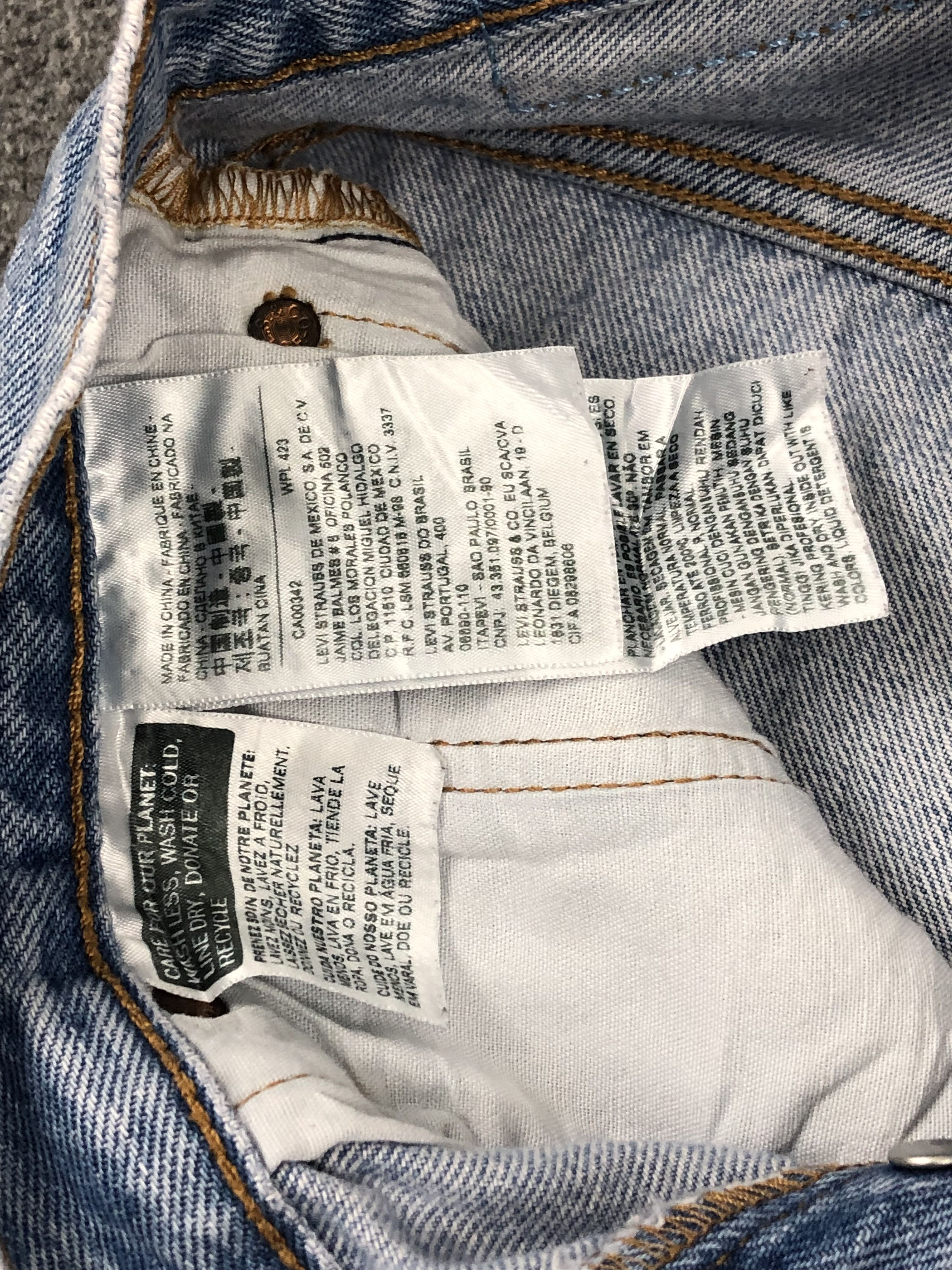 Levi's × Vintage Vintage Distressed Levis 501 Faded Blue Jeans Size US 28 / EU 44 - 8 Thumbnail
