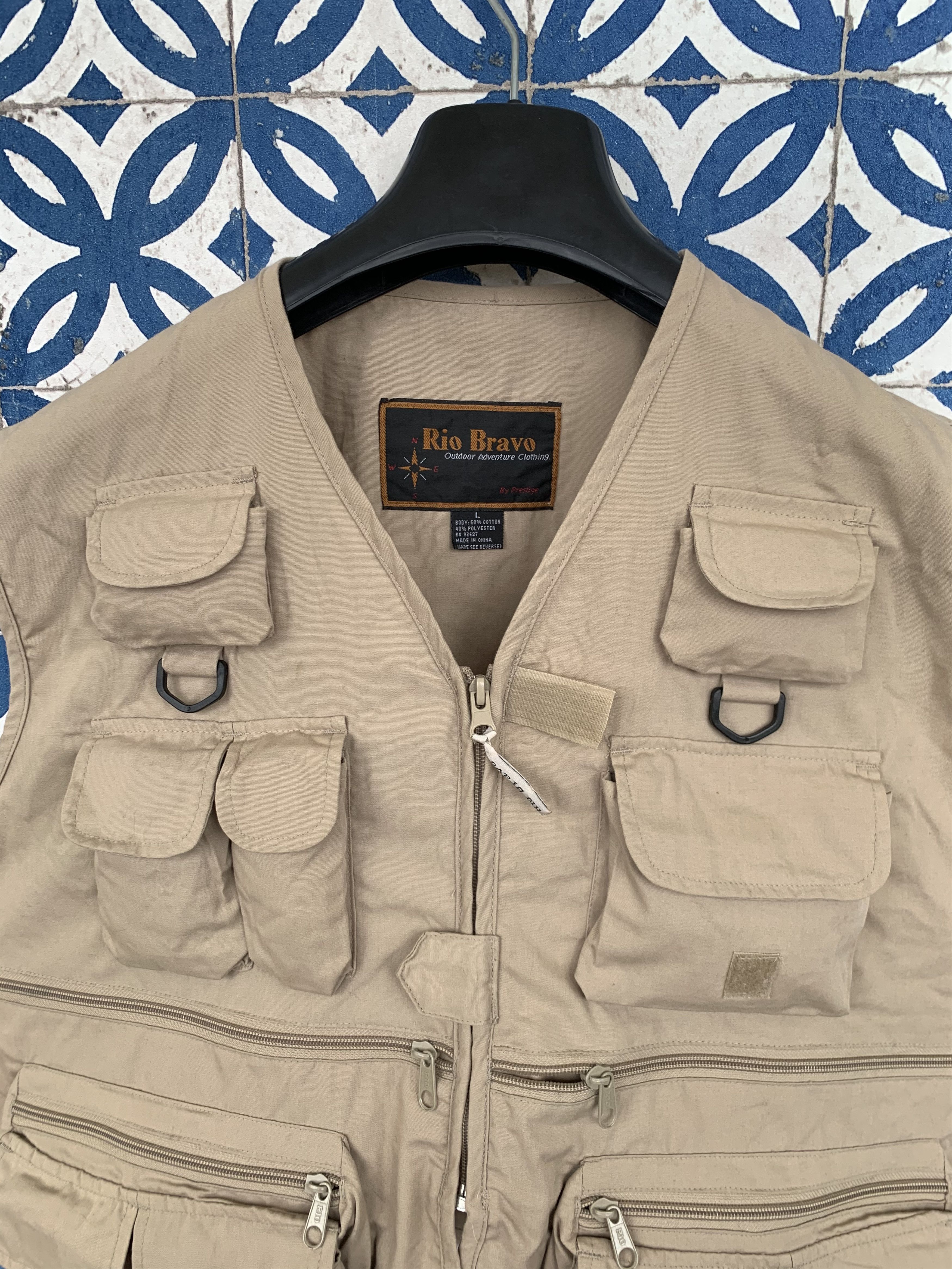 Japanese Brand × Vintage Vintage Rio Bravo Military Hikking Vest Size US L / EU 52-54 / 3 - 8 Thumbnail