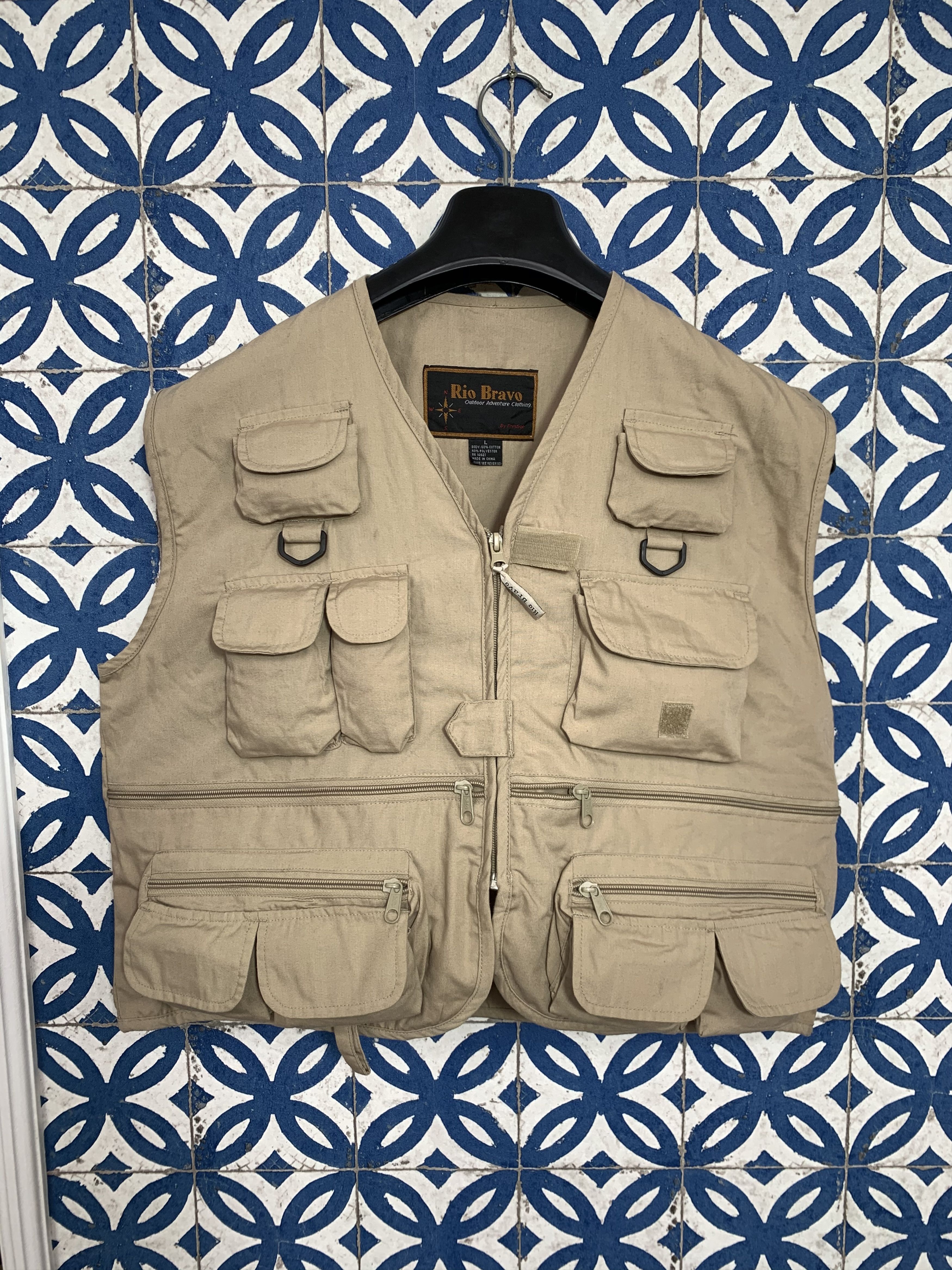 Japanese Brand × Vintage Vintage Rio Bravo Military Hikking Vest Size US L / EU 52-54 / 3 - 7 Thumbnail