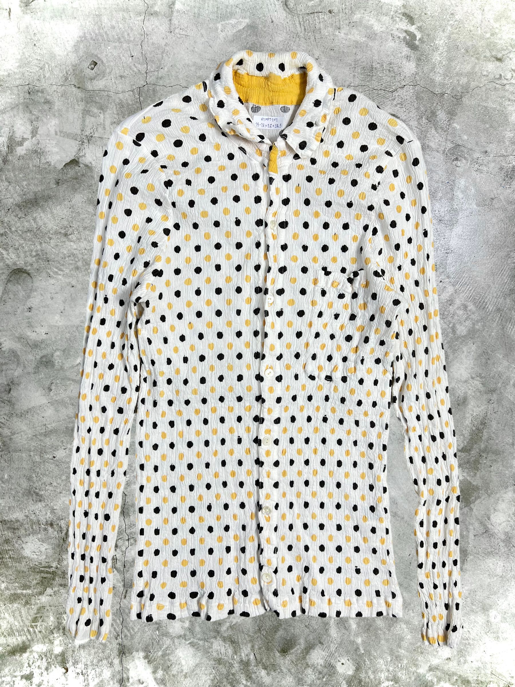Tsumori Chisato Tsumori Chisato Polka Dot Pleat Shirt (S) GTMPT202 Size S / US 4 / IT 40 - 1 Thumbnail
