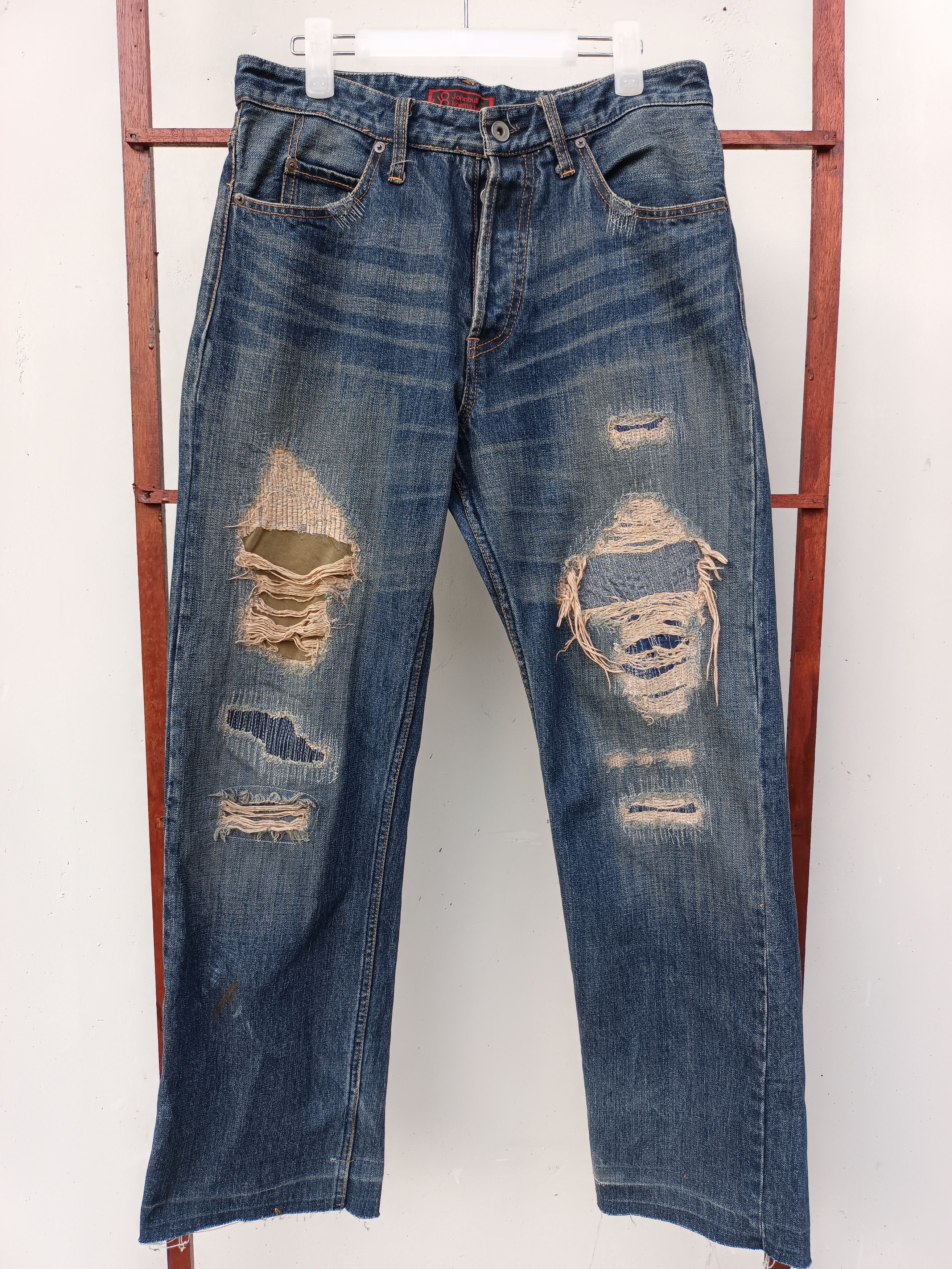 Japan Distressed Jeans Released Hem