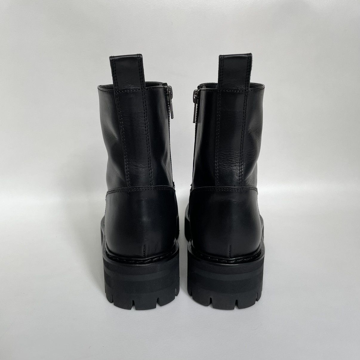 Ann Demeulemeester Black Leather ‘Tucson’ Combat Boots Size US 9 / IT 39 - 8 Thumbnail