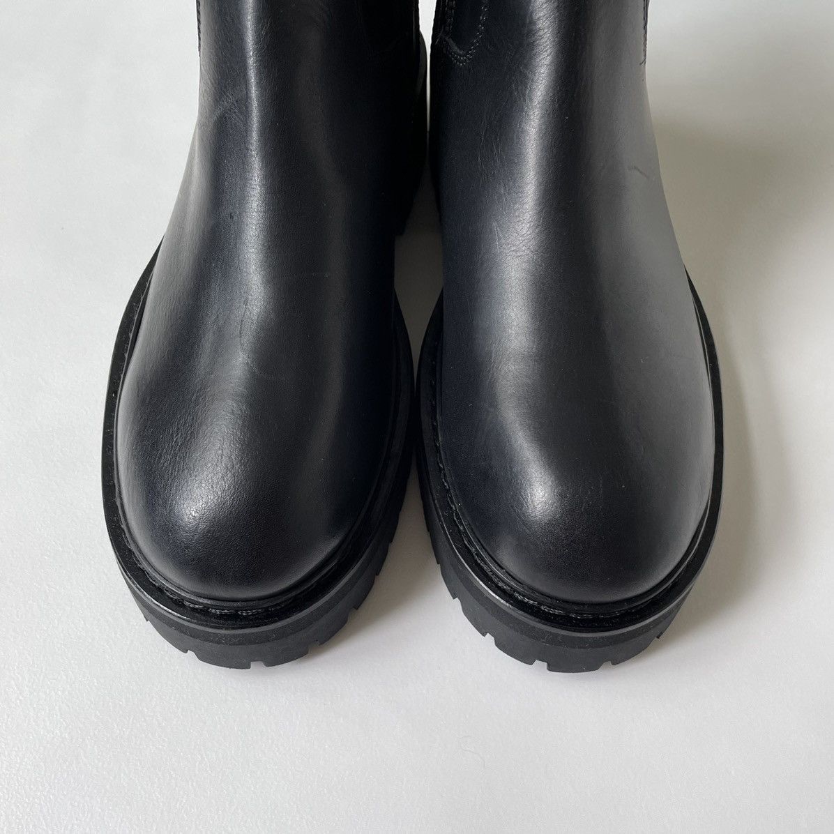 Ann Demeulemeester Black Leather ‘Tucson’ Combat Boots Size US 9 / IT 39 - 5 Thumbnail