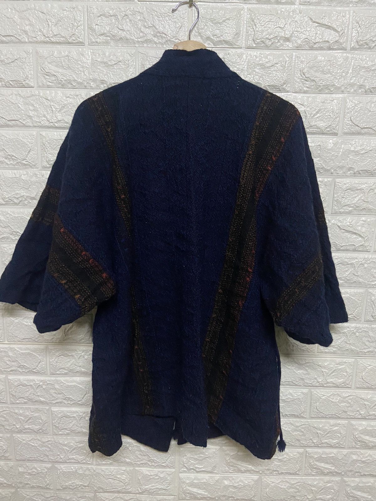 Vintage Vintage Wool Knit Kimono Noragi Jacket Made in Japan Size US L / EU 52-54 / 3 - 2 Thumbnail