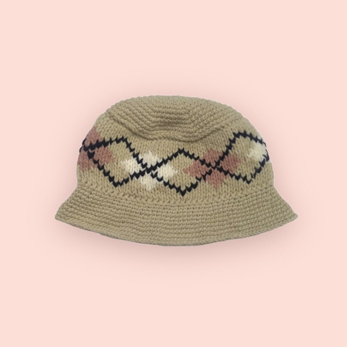 Aran Isles Knitwear × Japanese Brand JAPAN VINTAGE CUSTOM KNITTED BEANIE HAT Size ONE SIZE - 2 Thumbnail