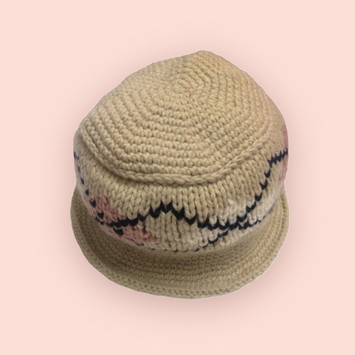 Aran Isles Knitwear × Japanese Brand JAPAN VINTAGE CUSTOM KNITTED BEANIE HAT Size ONE SIZE - 9 Thumbnail
