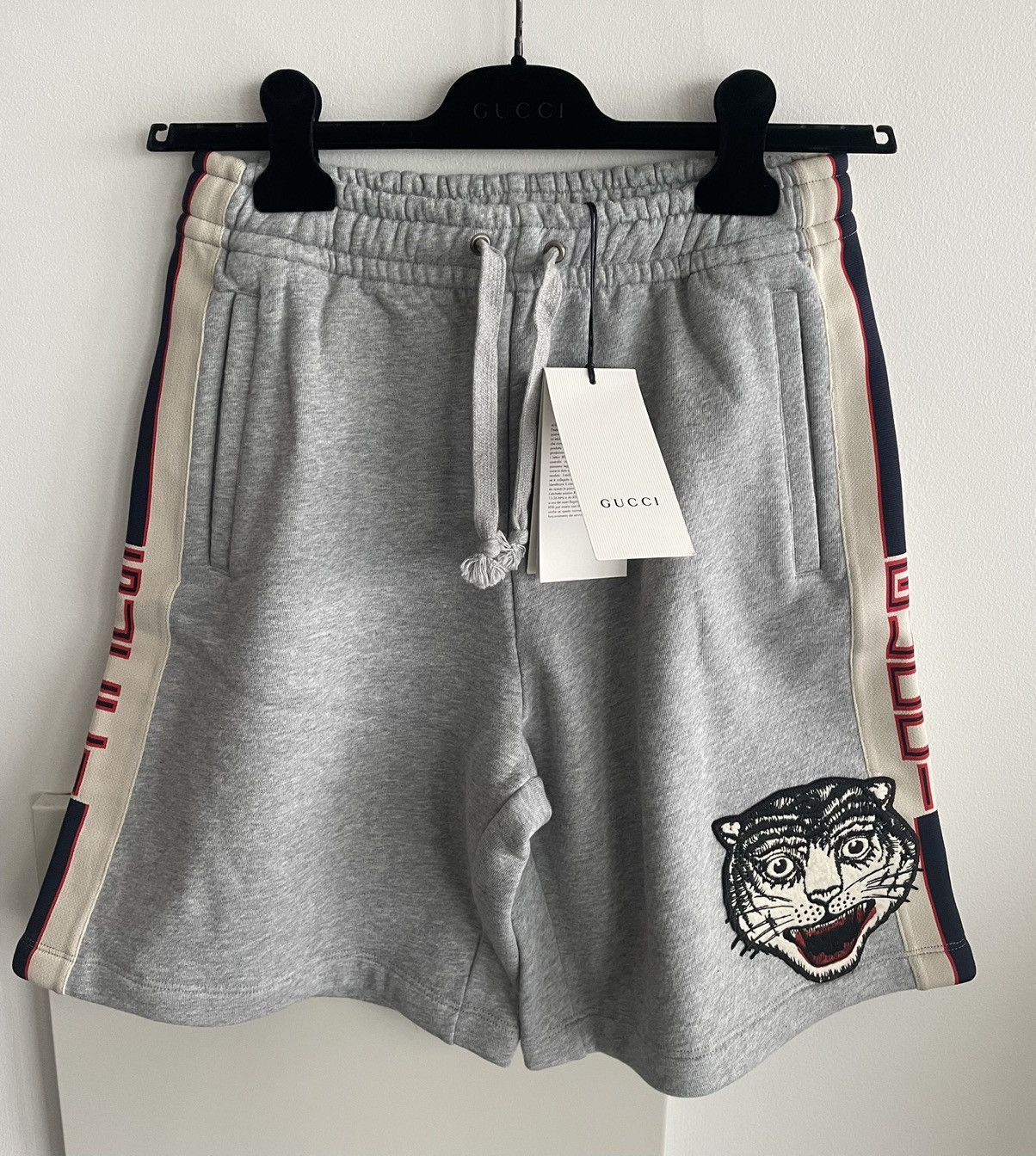Gucci Rare Brand New Limited Super Runway Tiger Logo Track Shorts Size US 28 / EU 44 - 18 Thumbnail