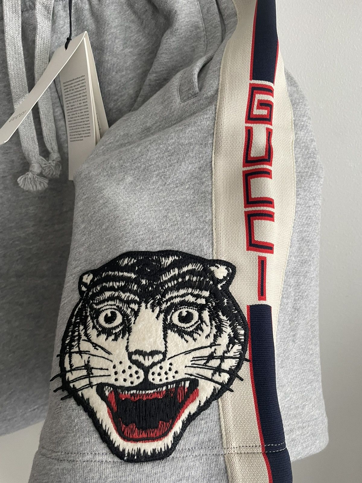 Gucci Rare Brand New Limited Super Runway Tiger Logo Track Shorts Size US 28 / EU 44 - 22 Thumbnail