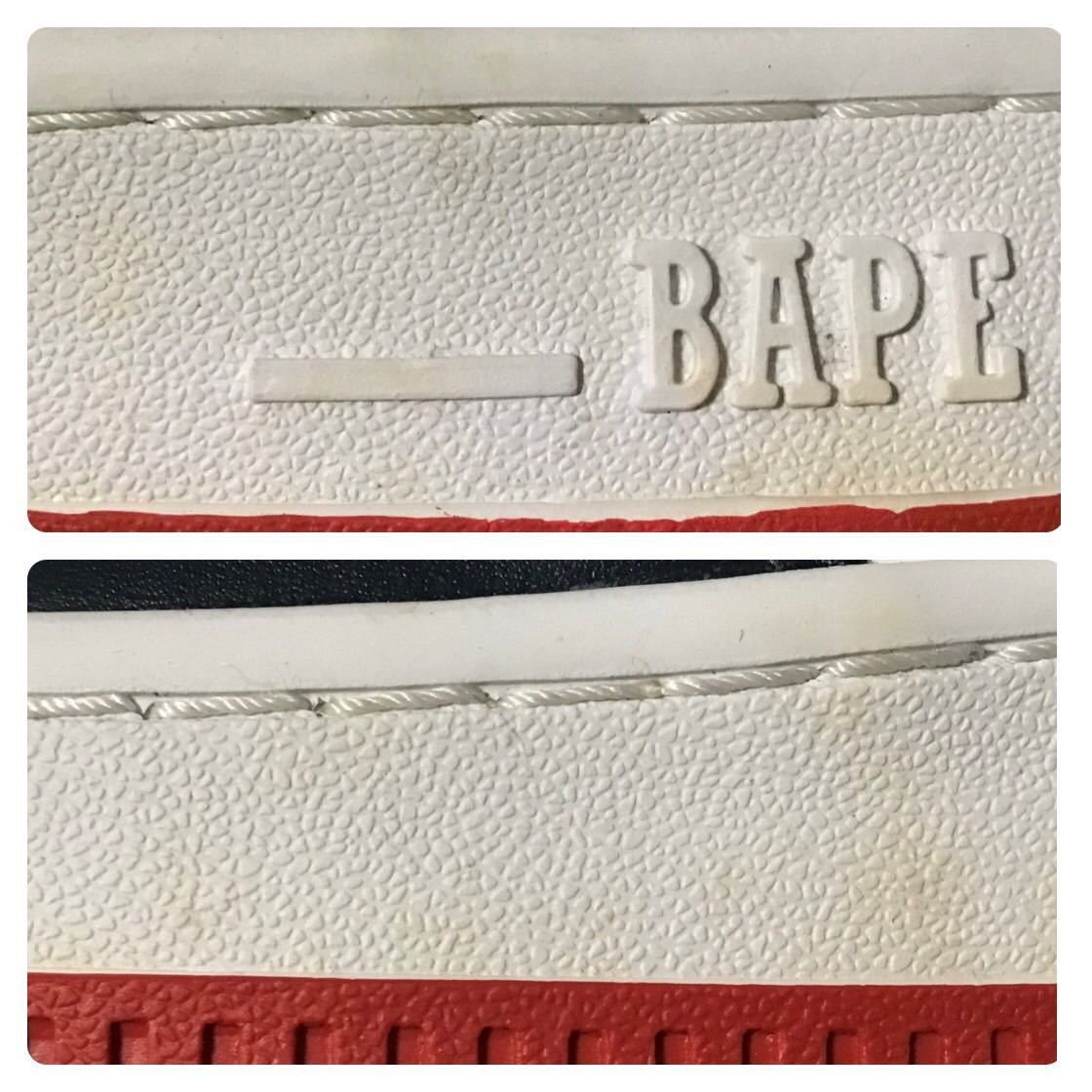 Bape Leather BAPESTA sneakers navy a bathing ape BAPE STA shoes Size US 10 / EU 43 - 8 Thumbnail