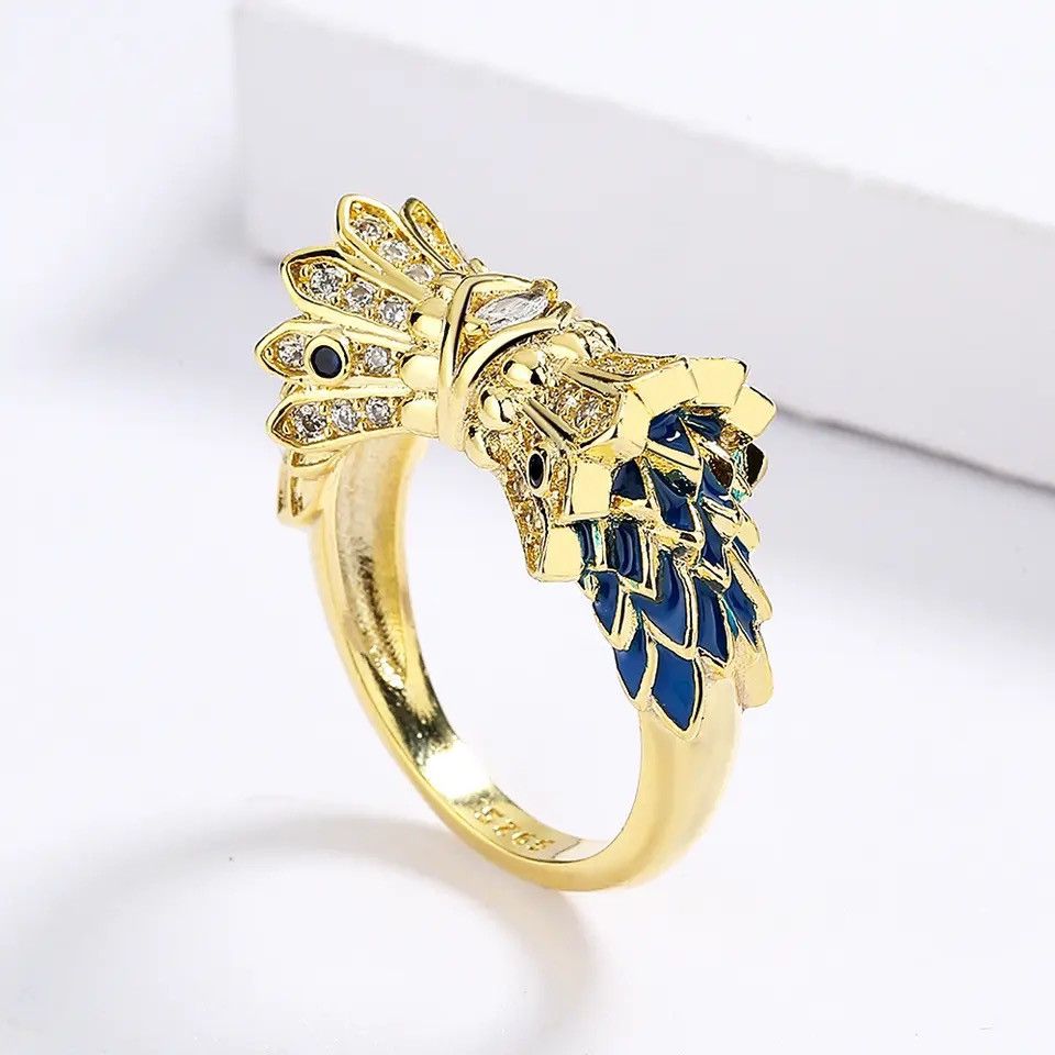 Jewelry Creative Handmade Owl Ring Size ONE SIZE - 4 Thumbnail