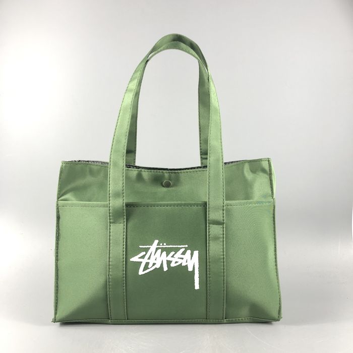 Stussy Stussy Military Colour Tote Bag Stussy Magazine Bags | Grailed