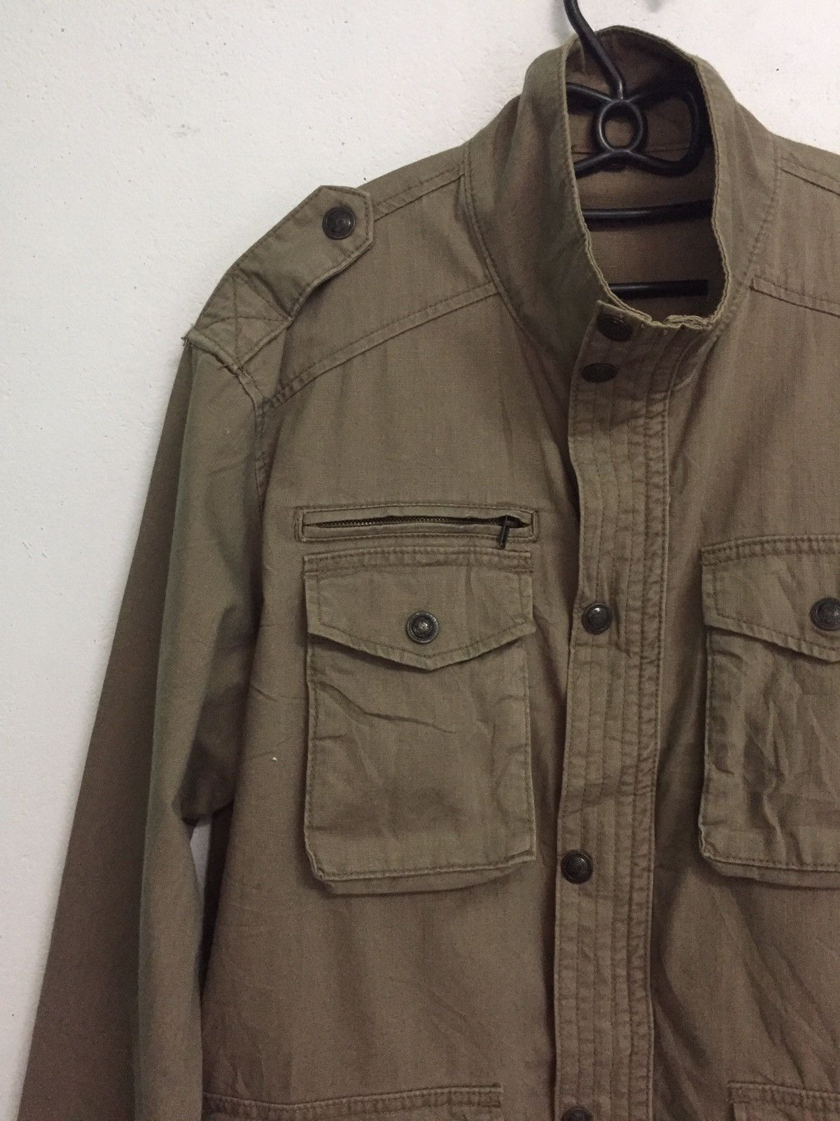 Japanese Brand Multi Pockets Outdoor Utility Cargo Style Jacket Size US L / EU 52-54 / 3 - 5 Thumbnail
