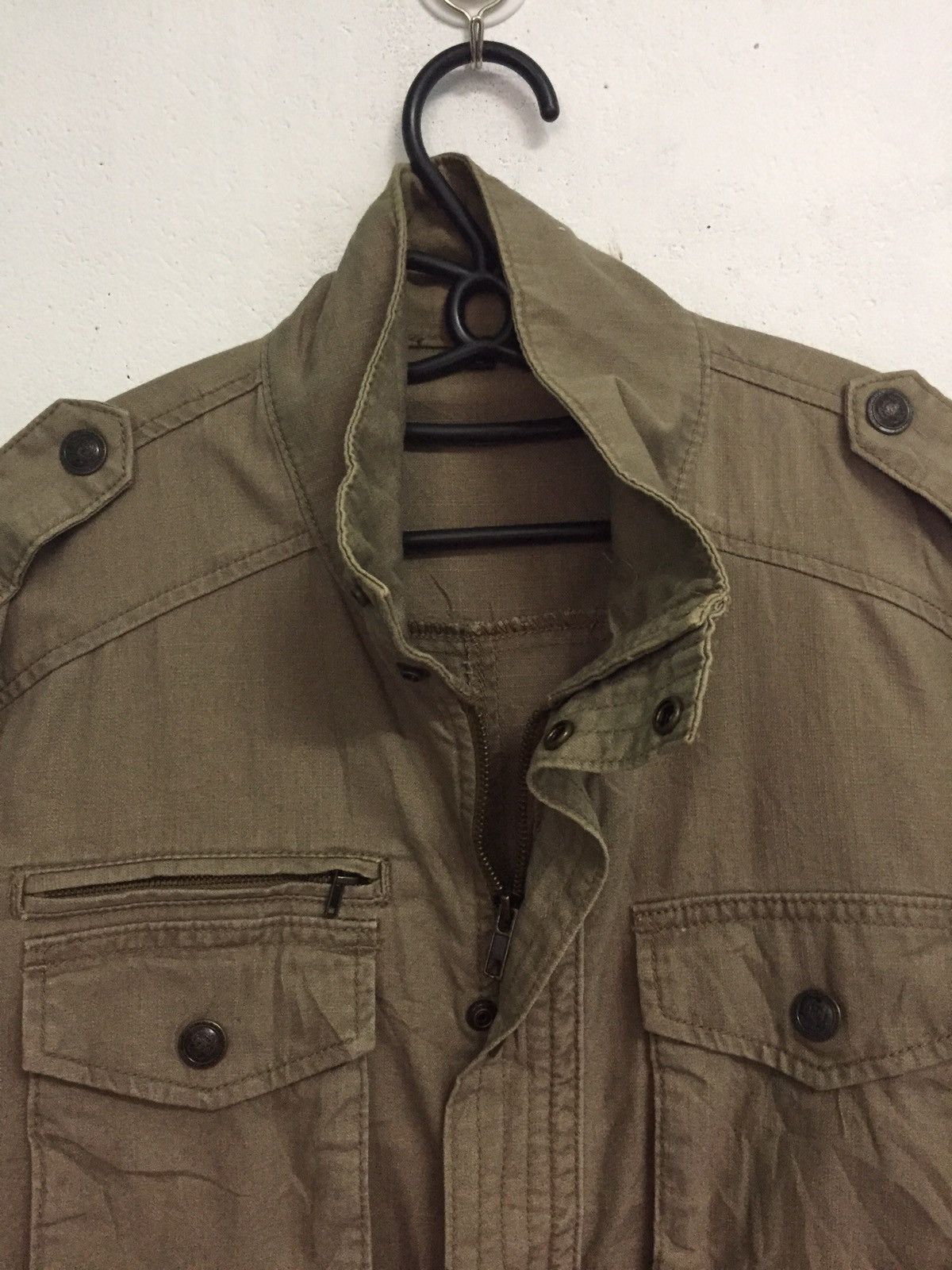 Japanese Brand Multi Pockets Outdoor Utility Cargo Style Jacket Size US L / EU 52-54 / 3 - 9 Thumbnail